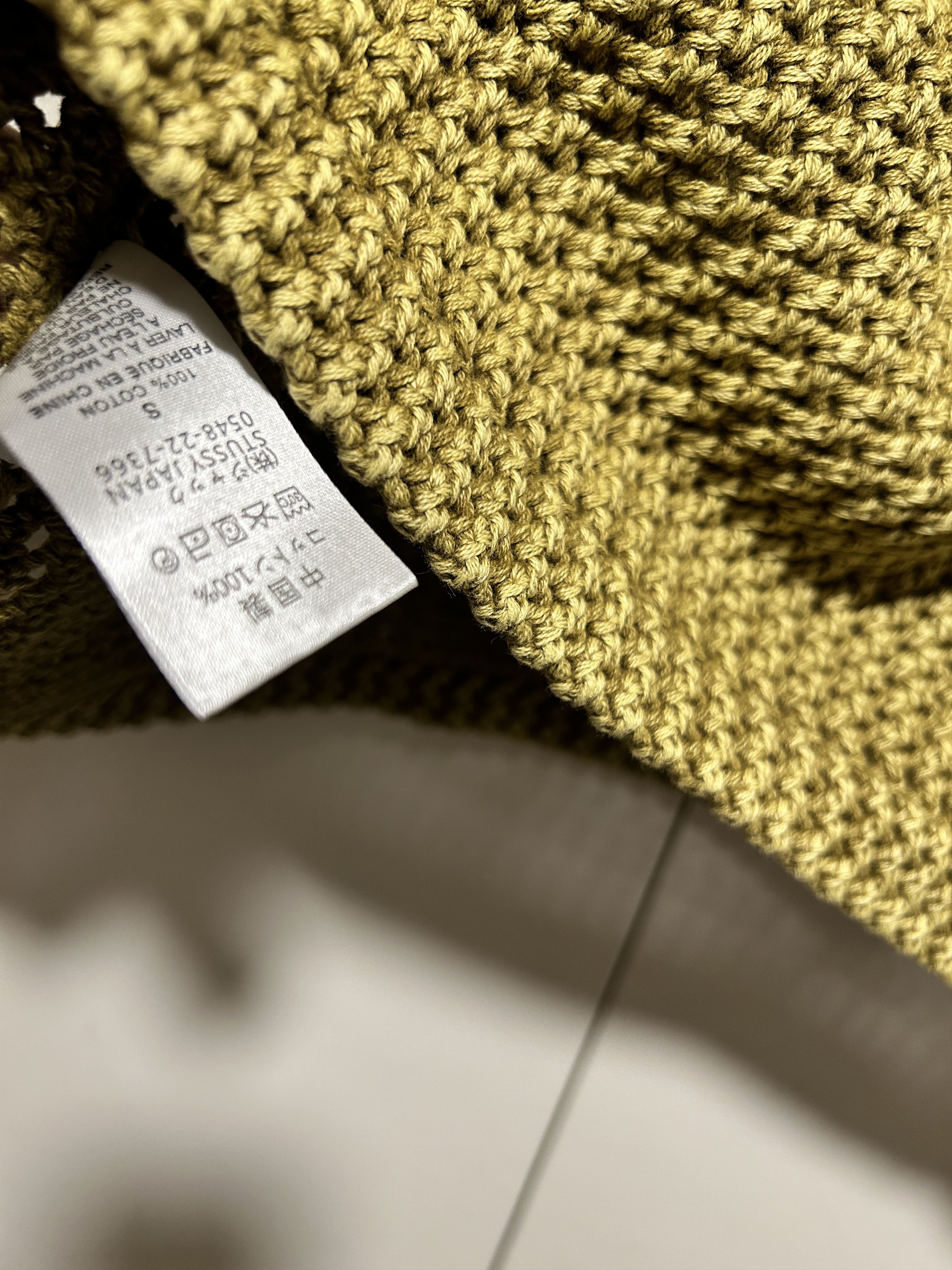 Stussy stussy O'Dyed Mesh Tank Khaki 117126 Size US S / EU 44-46 / 1 - 5 Thumbnail