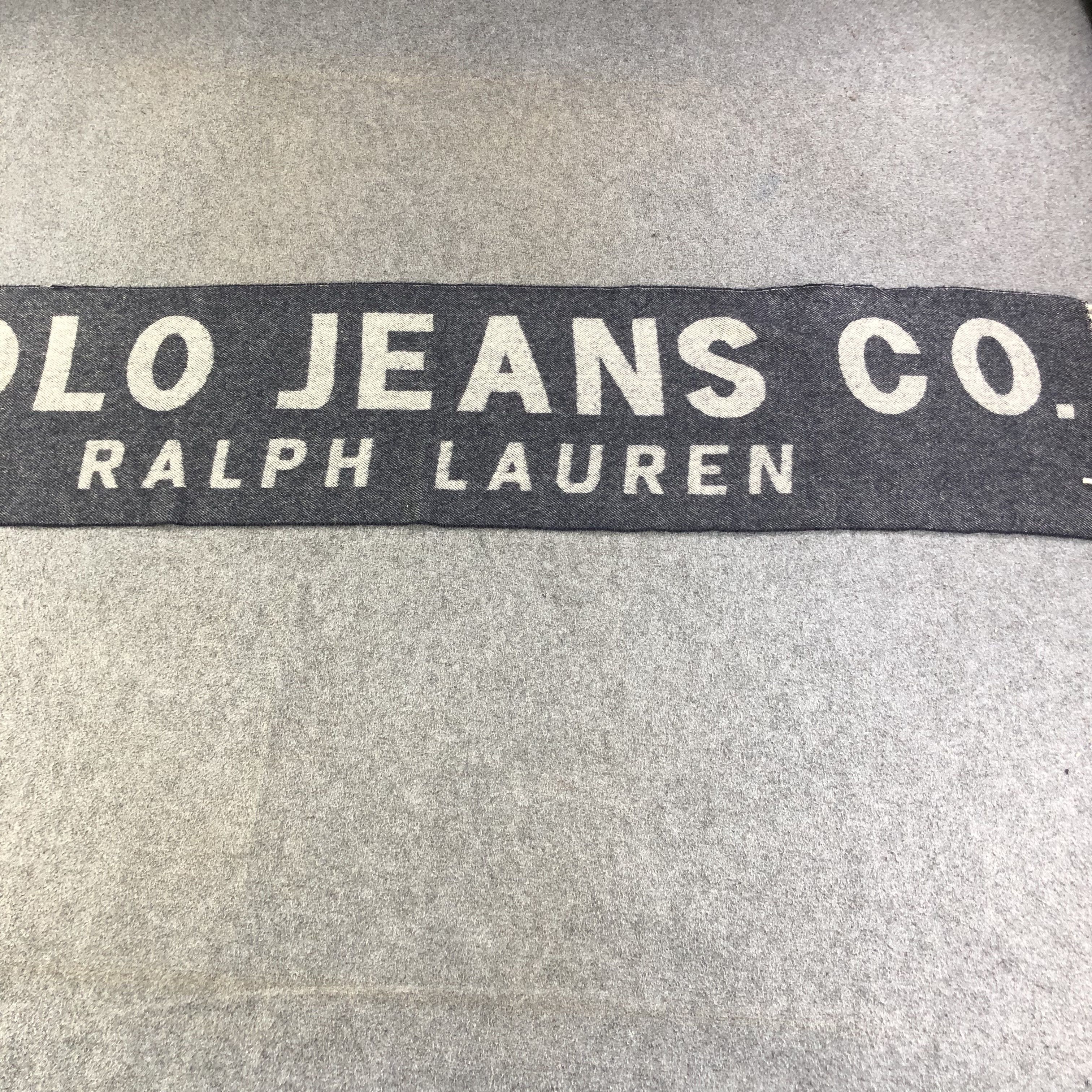 Polo Ralph Lauren Polo Ralph Lauren Jeans Big Logo Wool Scarf Muffler V1329 Size ONE SIZE - 3 Thumbnail