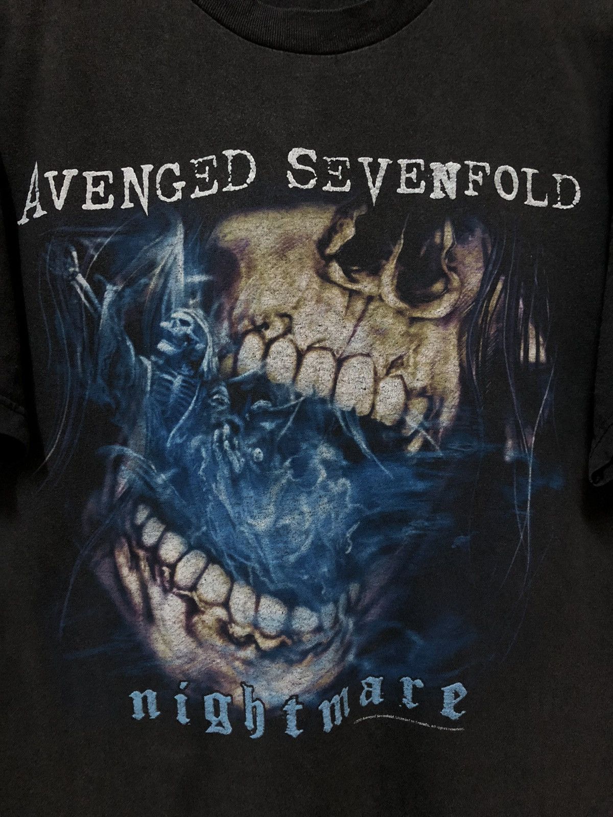 Band Tees × Vintage Vintage Avenged Sevenfold It’s Your Fcking Nightmare T Shirt Size US L / EU 52-54 / 3 - 2 Thumbnail