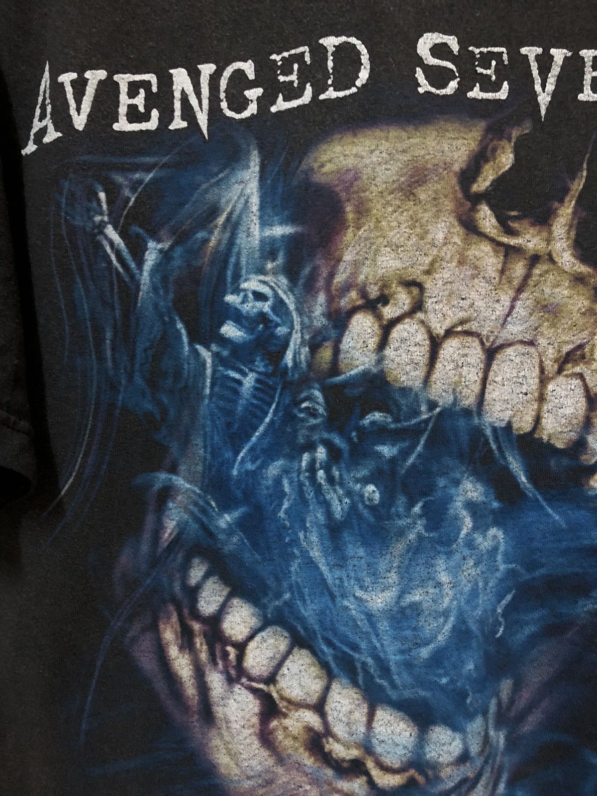 Band Tees × Vintage Vintage Avenged Sevenfold It’s Your Fcking Nightmare T Shirt Size US L / EU 52-54 / 3 - 3 Thumbnail