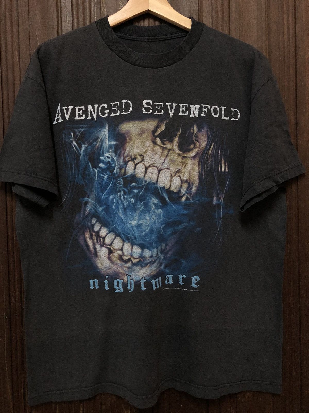 Band Tees × Vintage Vintage Avenged Sevenfold It’s Your Fcking Nightmare T Shirt Size US L / EU 52-54 / 3 - 1 Thumbnail