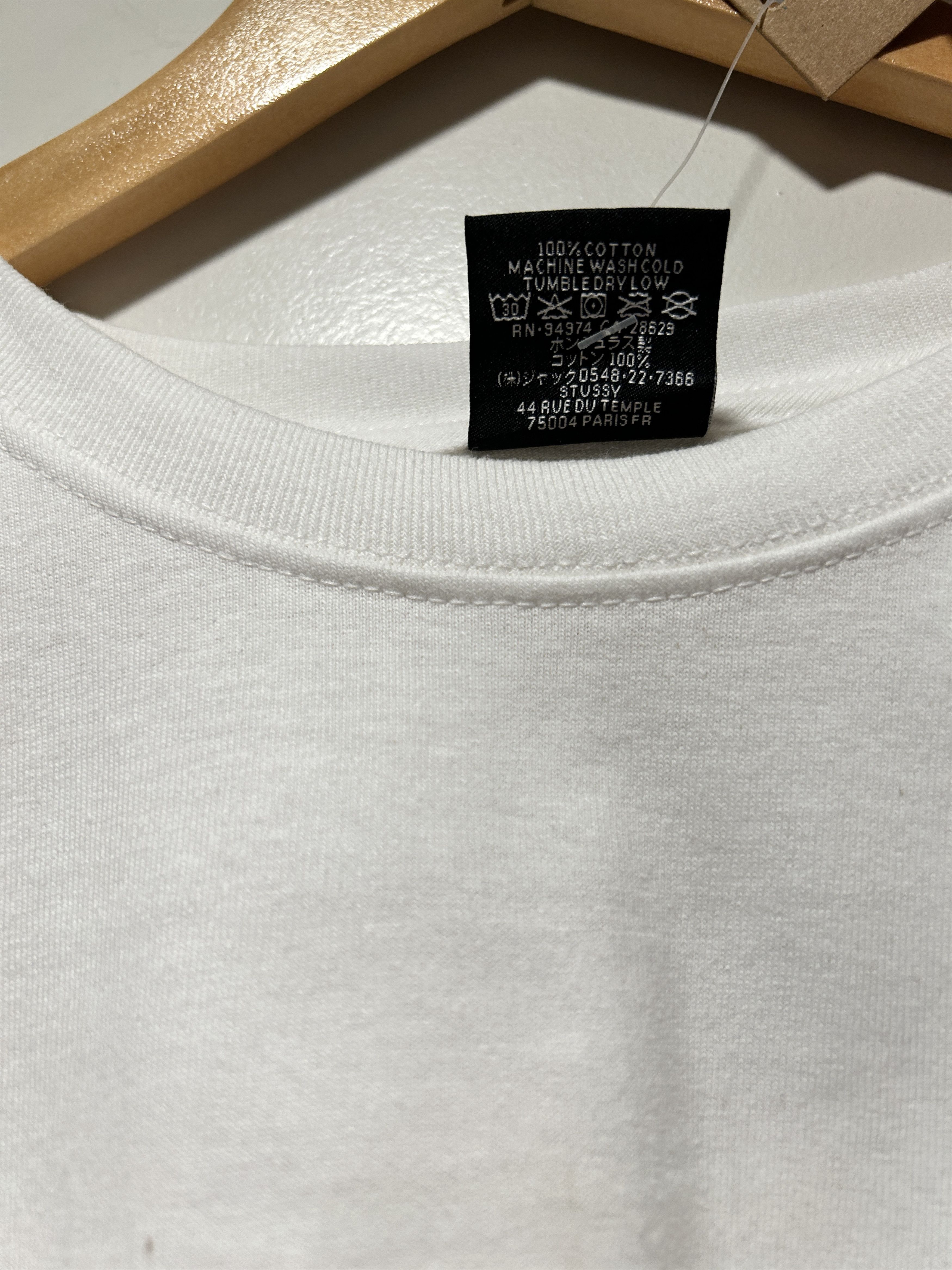 Stussy Stussy PLUSH TEE 8 Ball - White size XXL Size US XXL / EU 58 / 5 - 4 Thumbnail