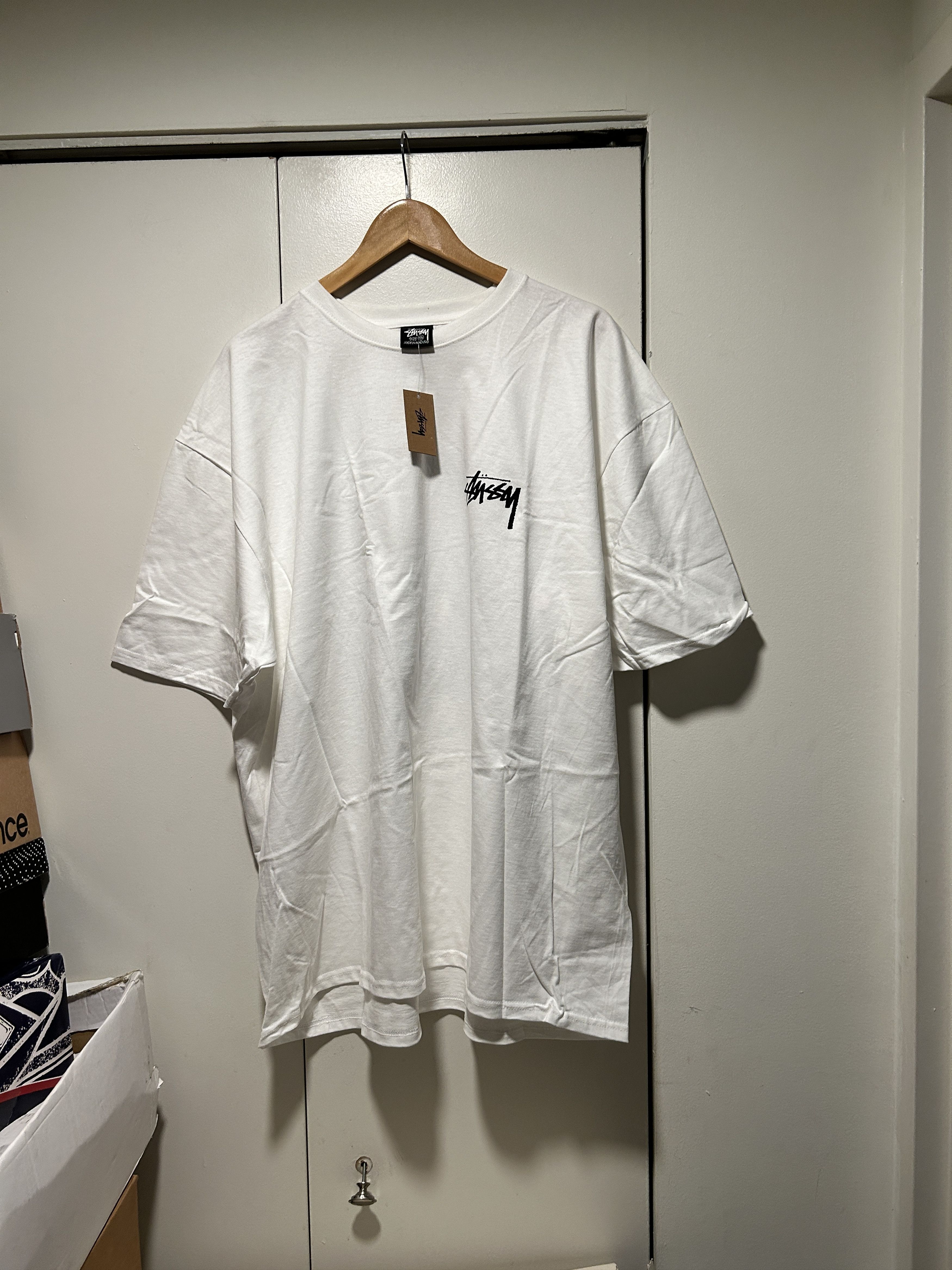 Stussy Plush Tee White