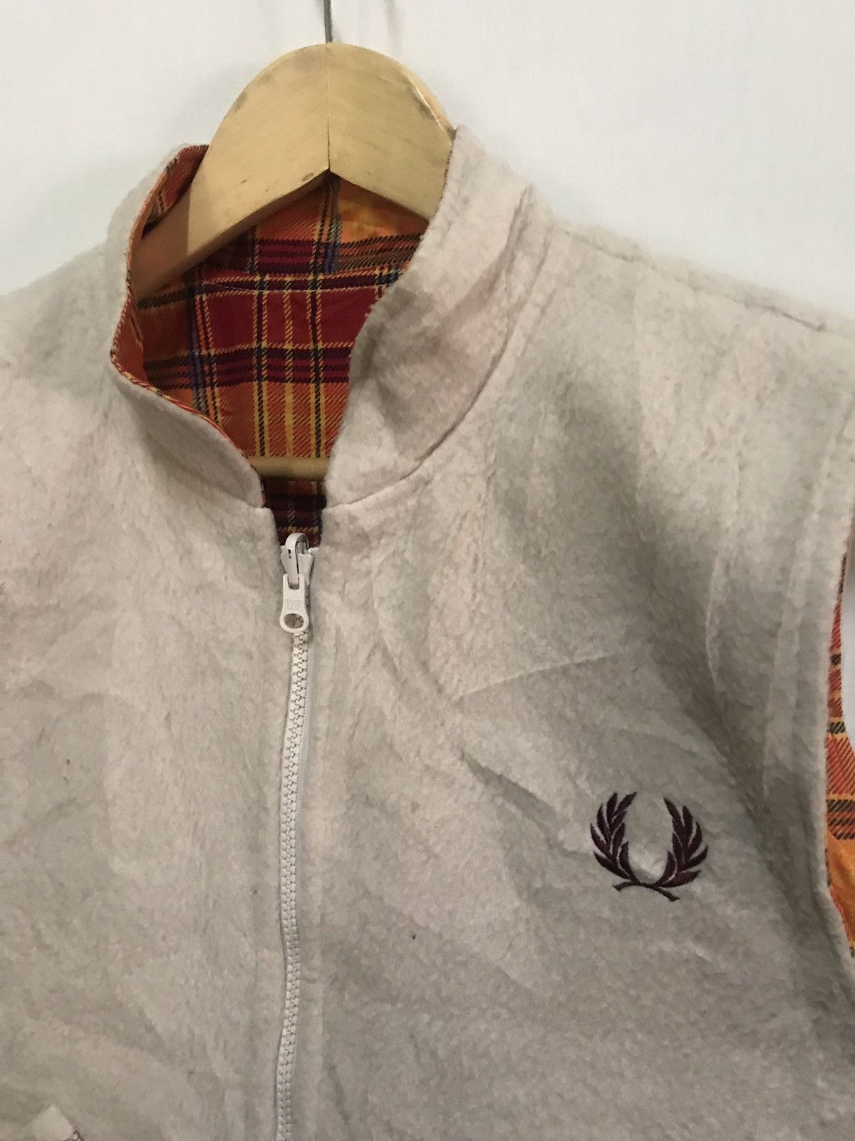 Fred Perry × Japanese Brand Fred Perry Vest reversible japan Size US L / EU 52-54 / 3 - 7 Thumbnail