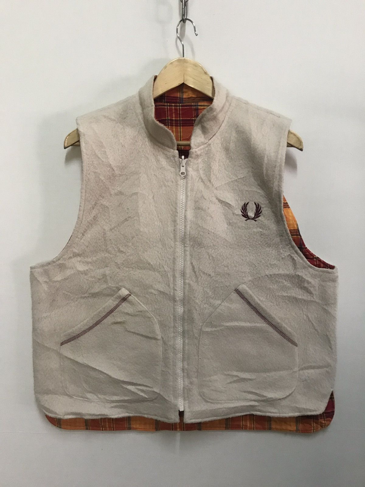 Fred Perry × Japanese Brand Fred Perry Vest reversible japan Size US L / EU 52-54 / 3 - 5 Thumbnail