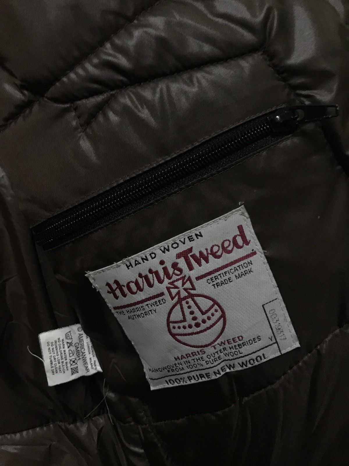 Harris Tweed Pure Wool Harris Tweed Christ Check Down Puffer Vest Size US M / EU 48-50 / 2 - 6 Thumbnail