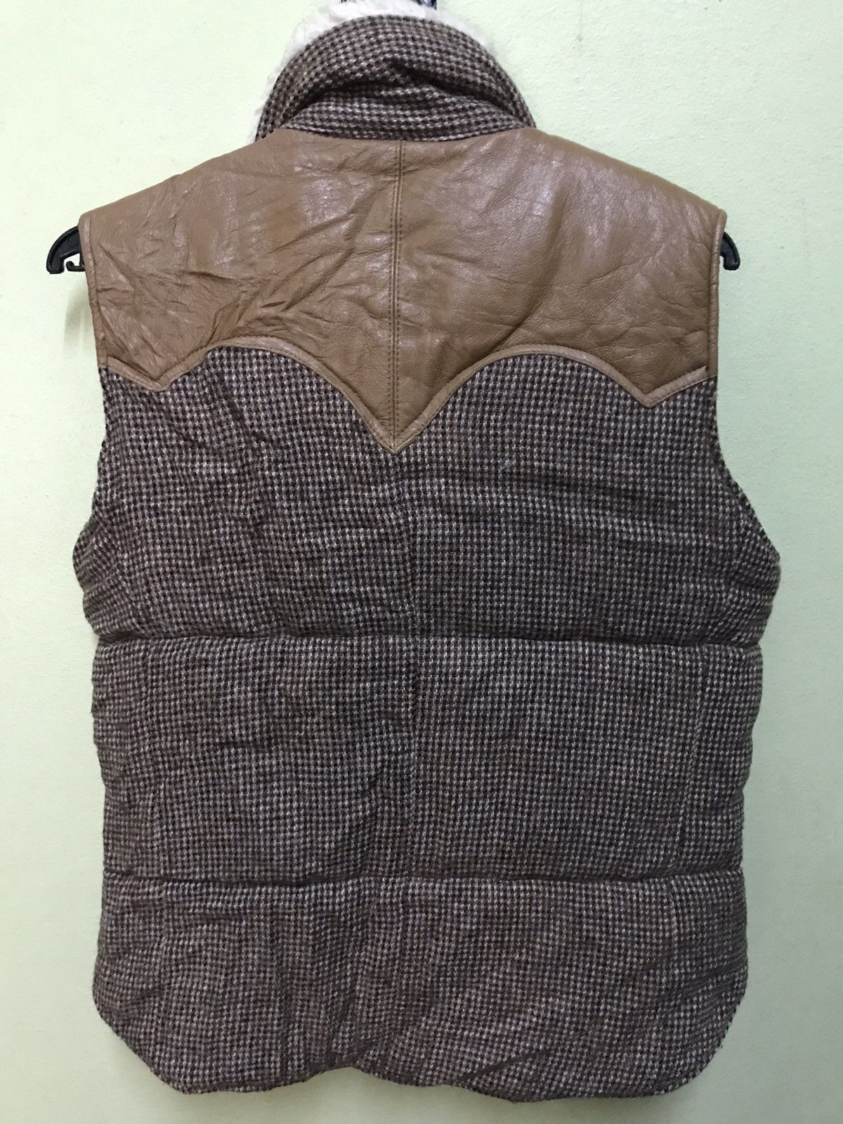 Harris Tweed Pure Wool Harris Tweed Christ Check Down Puffer Vest Size US M / EU 48-50 / 2 - 7 Thumbnail