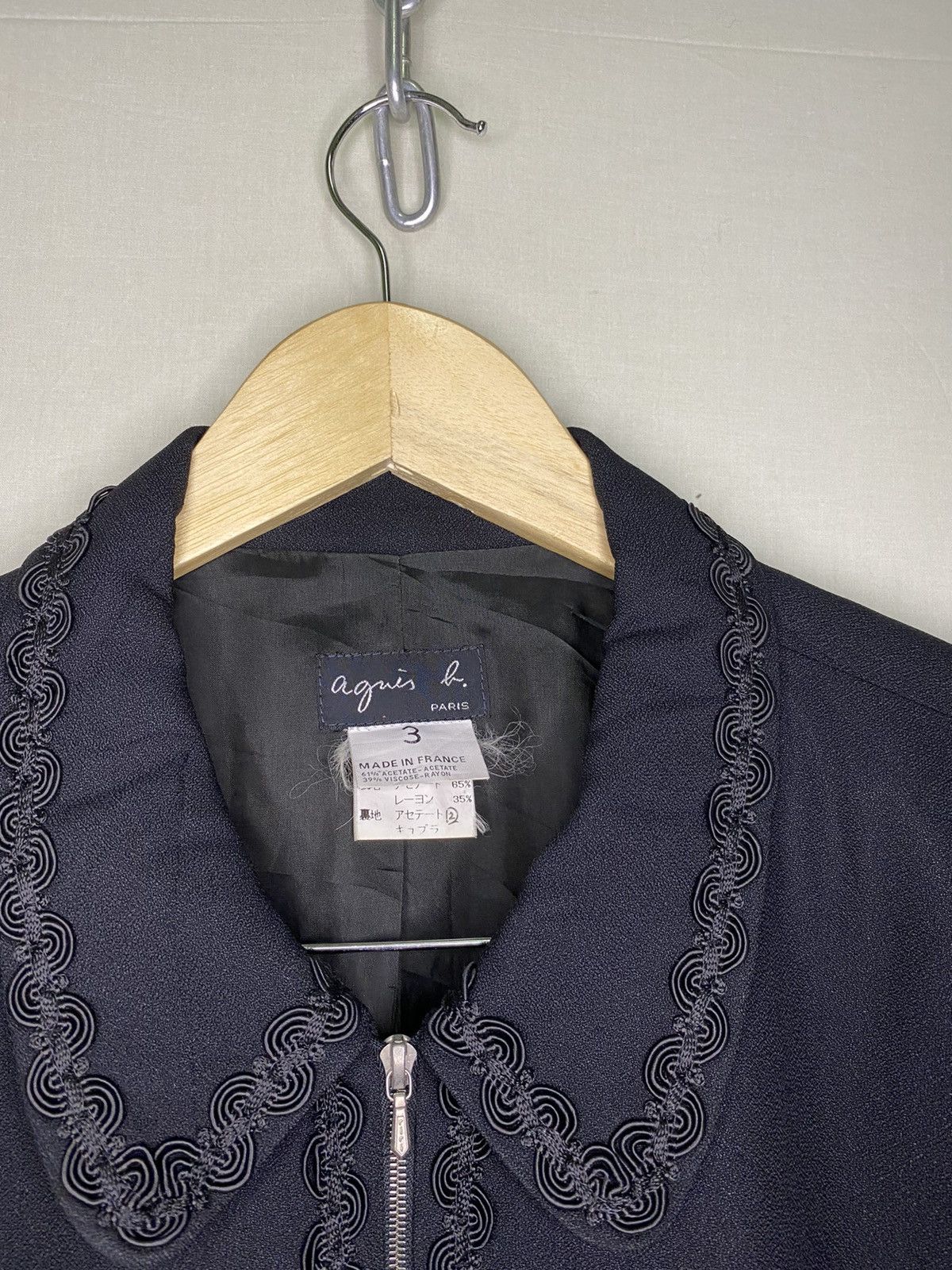 Japanese Brand × agnes b. Agnes b. Jacket Zipper Size L / US 10 / IT 46 - 2 Thumbnail