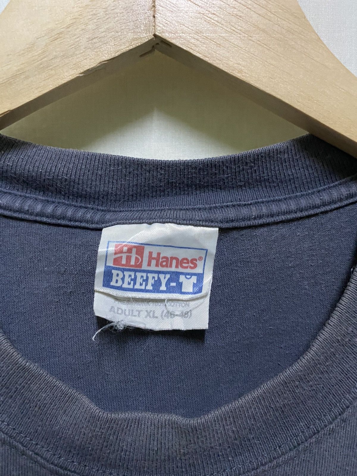 Hanes × Vintage MY DAD YEAH!!! EARTHQUAKE THUNDER FLAME FIRE Size US XL / EU 56 / 4 - 6 Thumbnail