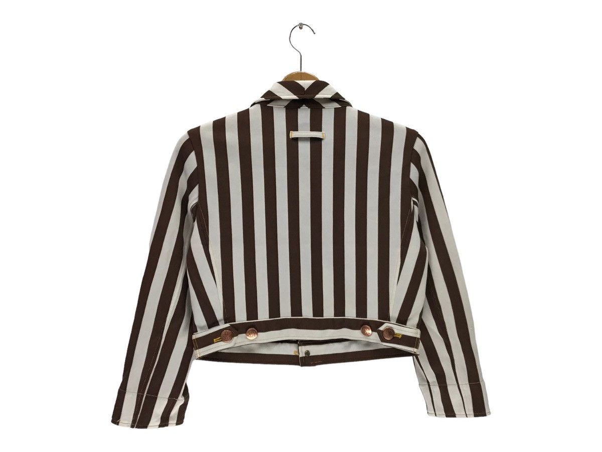 Jean Paul Gaultier Vintage Gaultier Jeans Jacket Jean Paul Gaultier Striped Size S / US 4 / IT 40 - 6 Thumbnail