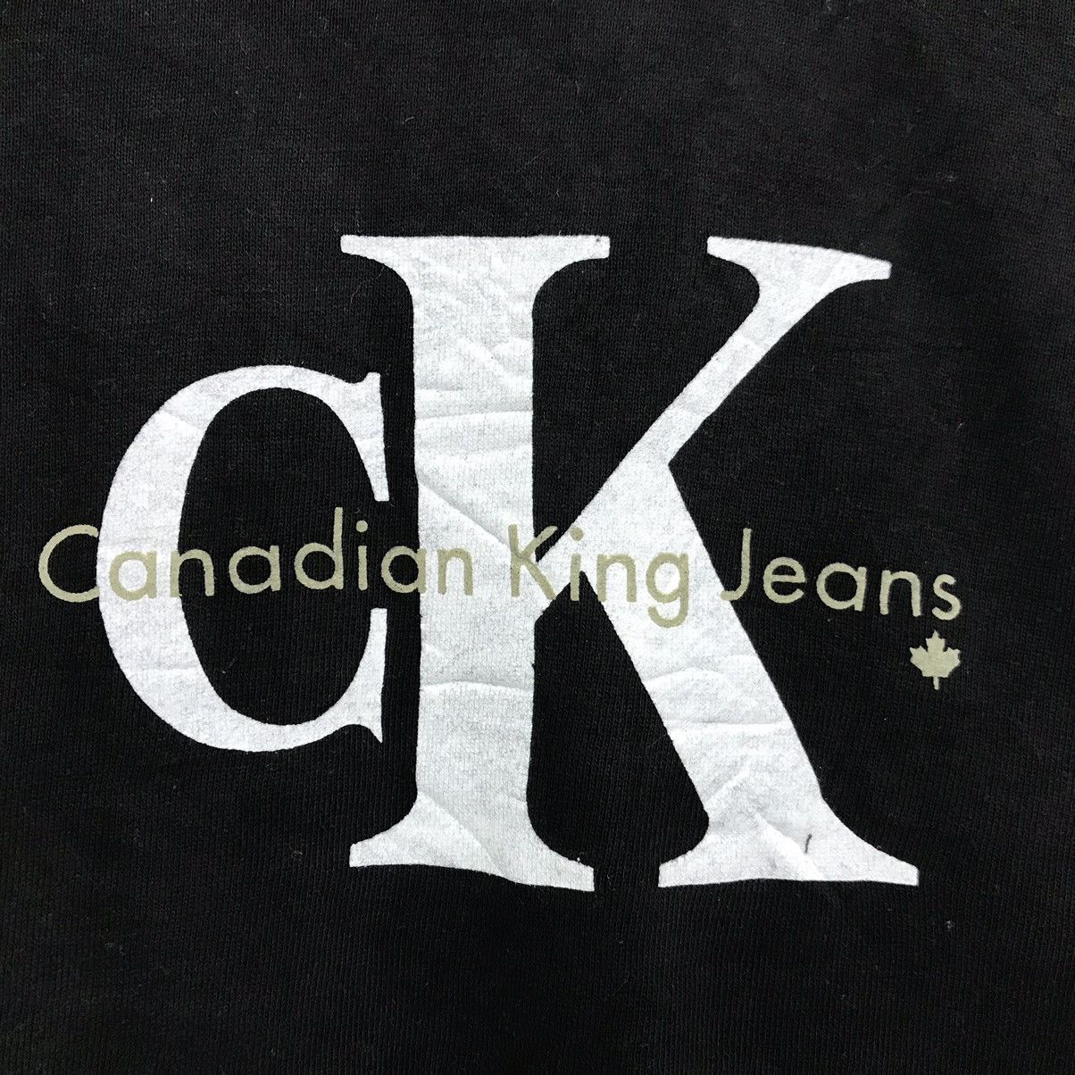 Calvin Klein Vintage Canadian King Jeans Sweatshirt Big Logo CK Size US M / EU 48-50 / 2 - 3 Thumbnail