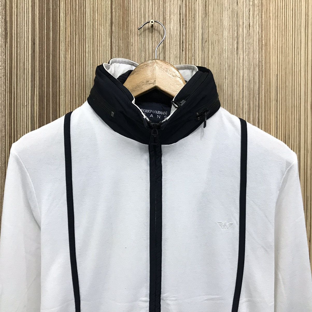 Emporio Armani × Japanese Brand × Vintage Rare!!! Vintage Emporio Armani Sweatshirt Pullover Jumper Size US M / EU 48-50 / 2 - 2 Thumbnail