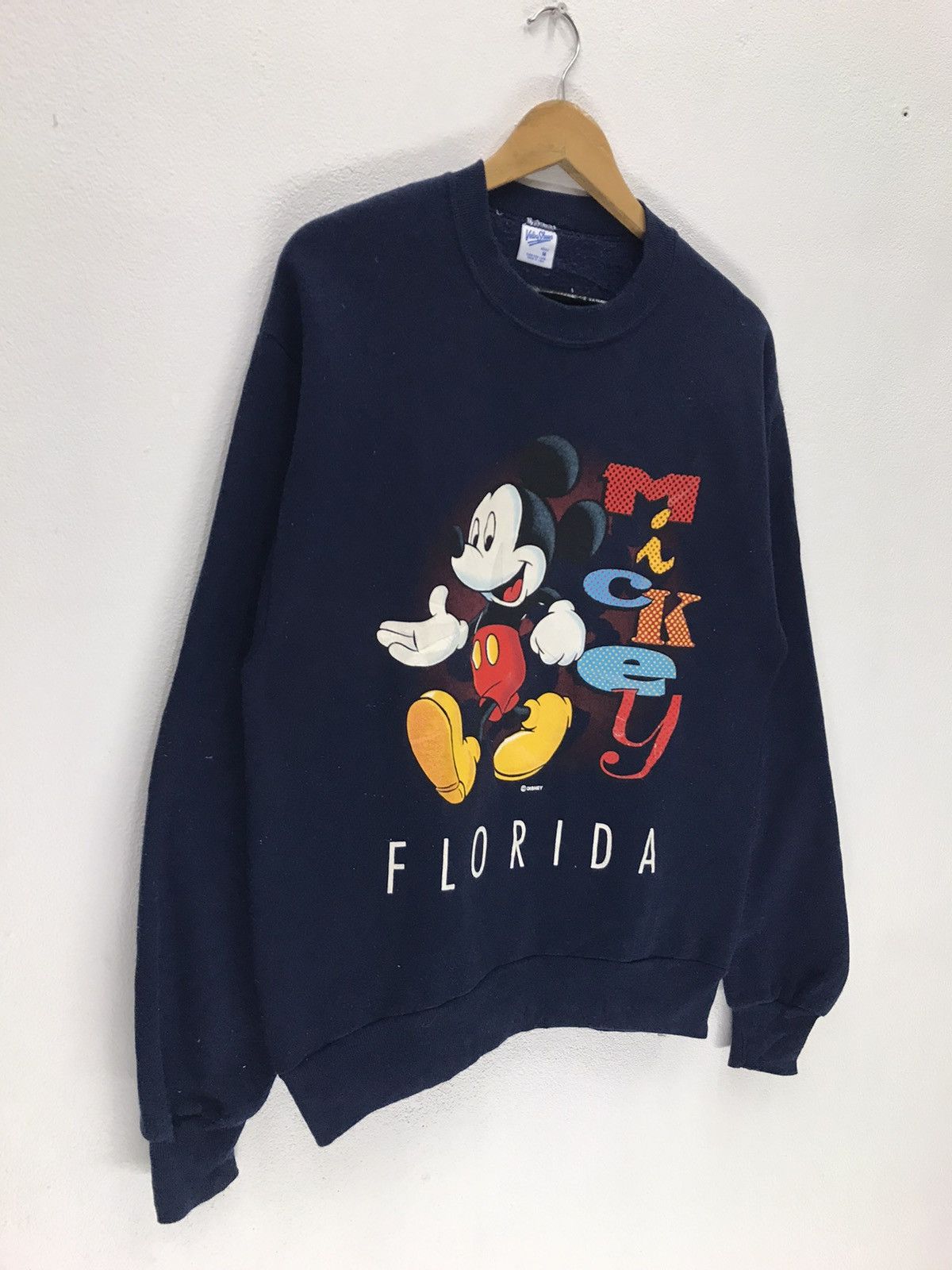 Mickey Mouse × Vintage Vintage 90s Mickey Mouse Cartoon Sweatshirt Size US M / EU 48-50 / 2 - 5 Thumbnail