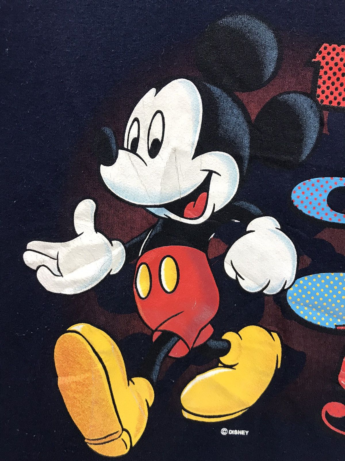 Mickey Mouse × Vintage Vintage 90s Mickey Mouse Cartoon Sweatshirt Size US M / EU 48-50 / 2 - 4 Thumbnail