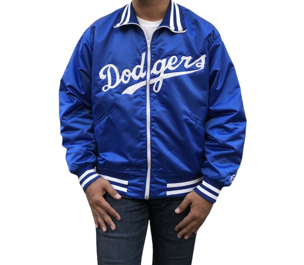 MLB Vintage 90’s FELCO MLB Los Angeles Dodgers Baseball Jacket Size US L / EU 52-54 / 3 - 1 Thumbnail