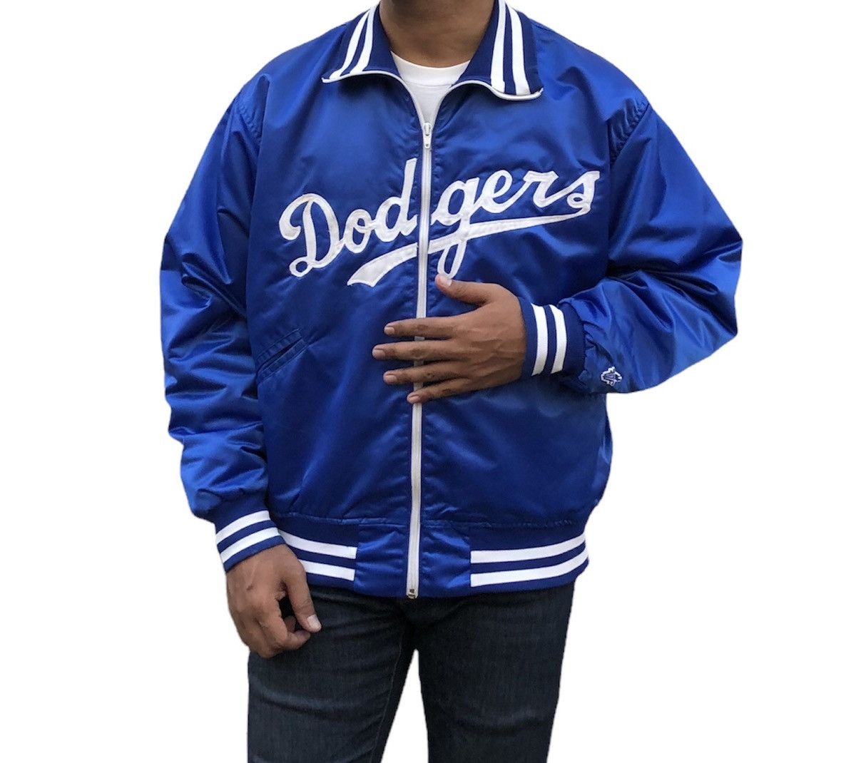 MLB Vintage 90’s FELCO MLB Los Angeles Dodgers Baseball Jacket Size US L / EU 52-54 / 3 - 4 Thumbnail