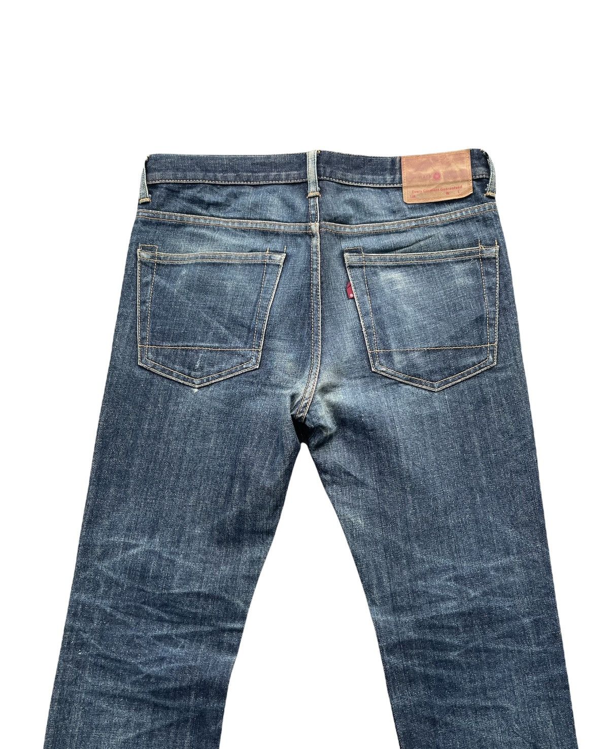 Japanese Brand Mark a Vintage Aging Wash Denim Size US 32 / EU 48 - 11 Thumbnail