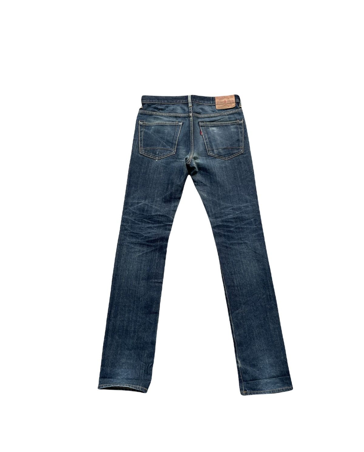 Japanese Brand Mark a Vintage Aging Wash Denim Size US 32 / EU 48 - 10 Thumbnail