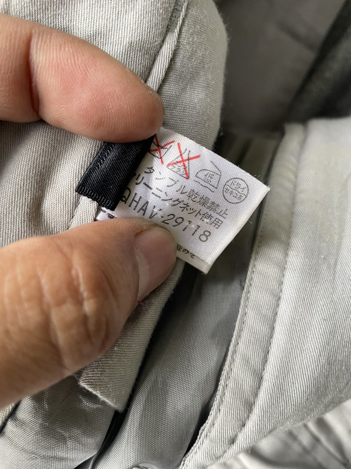 Japanese Brand Ofuon men Wool Cargo Pant Size US 32 / EU 48 - 14 Thumbnail