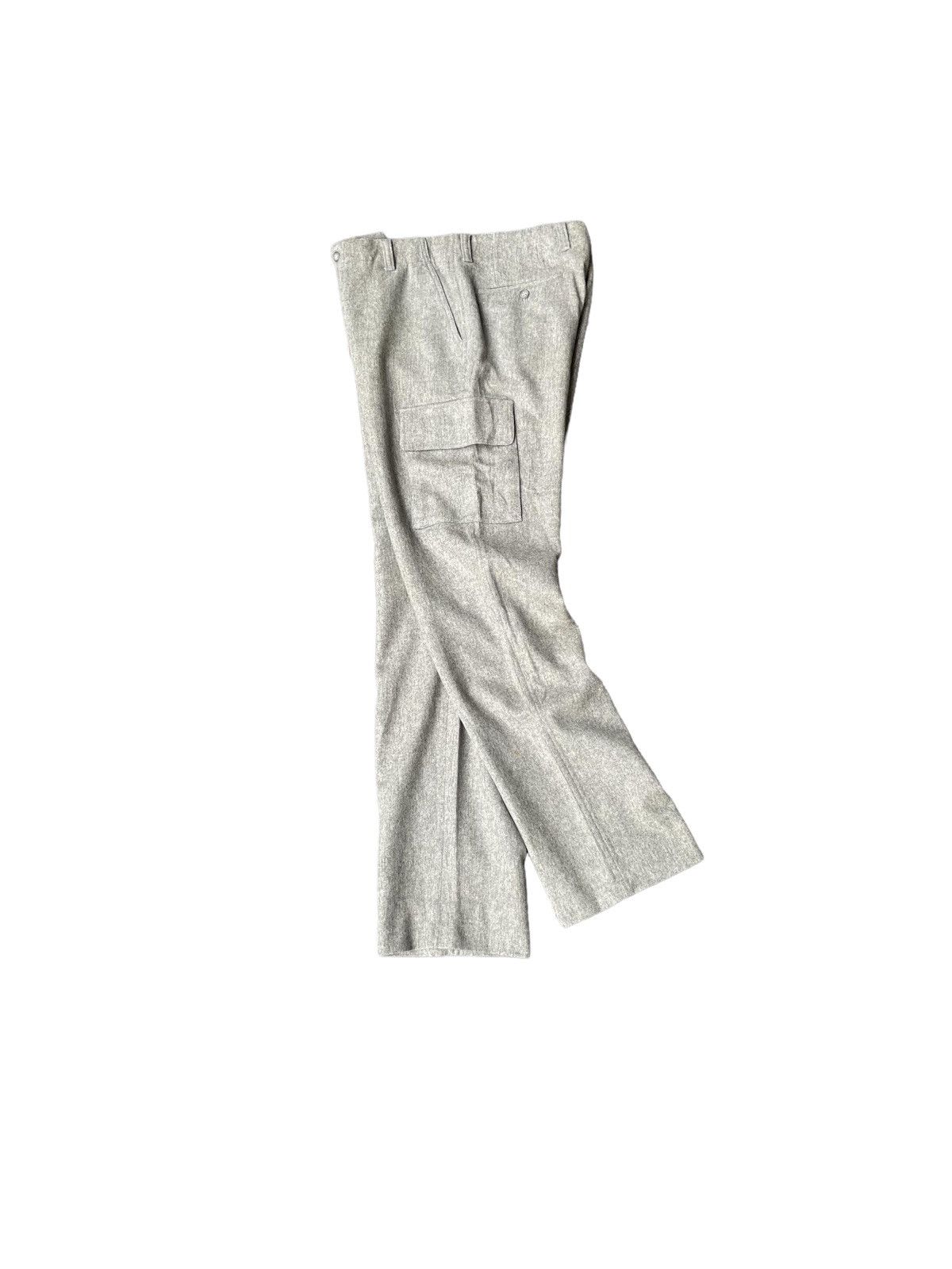 Japanese Brand Ofuon men Wool Cargo Pant Size US 32 / EU 48 - 8 Thumbnail
