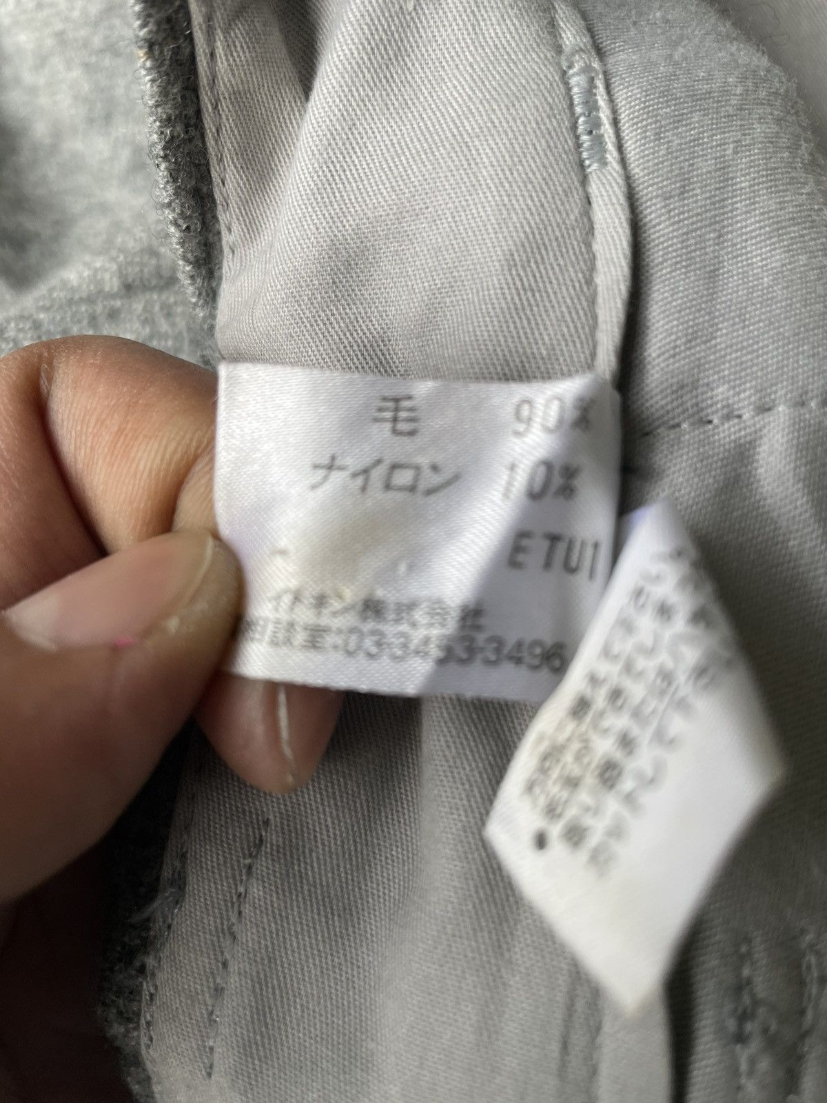 Japanese Brand Ofuon men Wool Cargo Pant Size US 32 / EU 48 - 15 Thumbnail