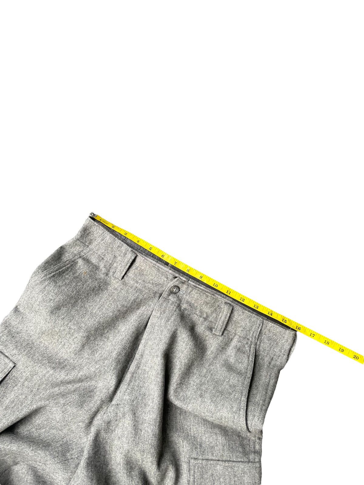 Japanese Brand Ofuon men Wool Cargo Pant Size US 32 / EU 48 - 2 Thumbnail