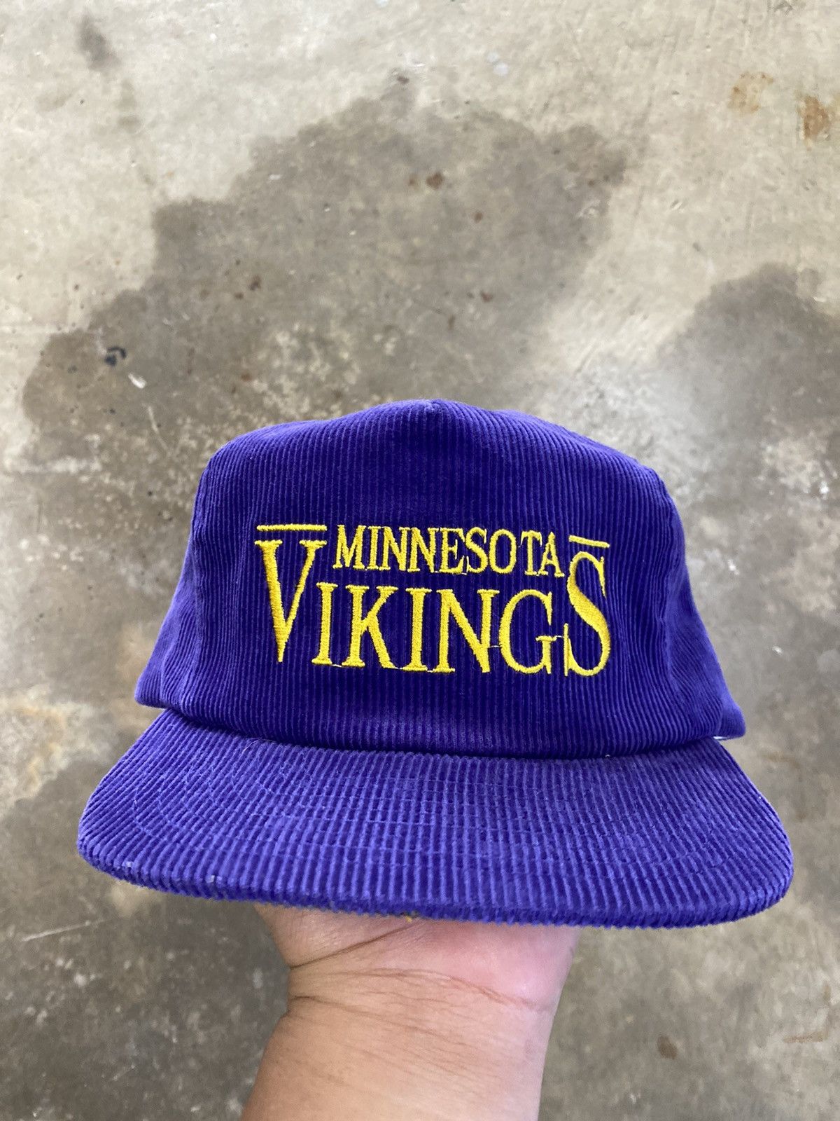 Vintage 90's Minnesota Vikings Corduroy Hat