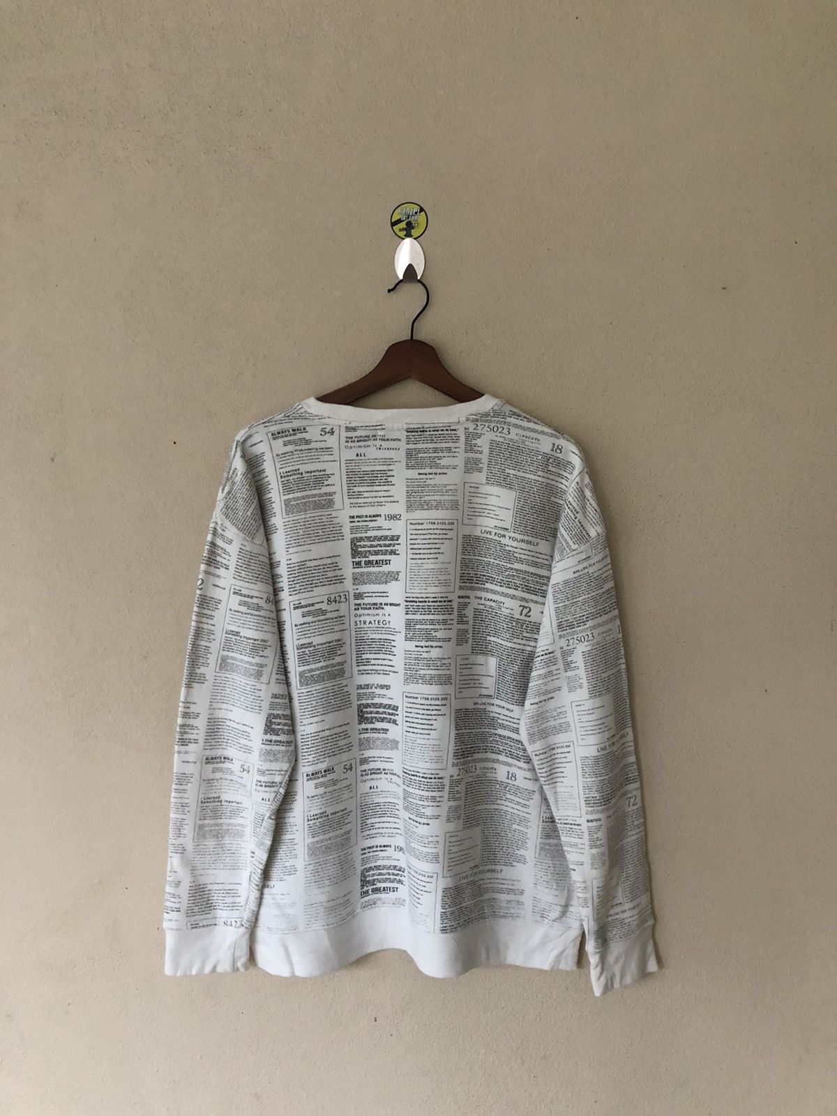 Japanese Brand × RAGEBLUE Rageblue Overprinted Self Sweatshirt Size US M / EU 48-50 / 2 - 3 Thumbnail