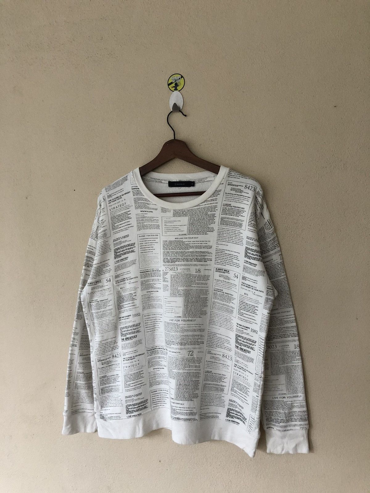 Japanese Brand × RAGEBLUE Rageblue Overprinted Self Sweatshirt Size US M / EU 48-50 / 2 - 2 Thumbnail