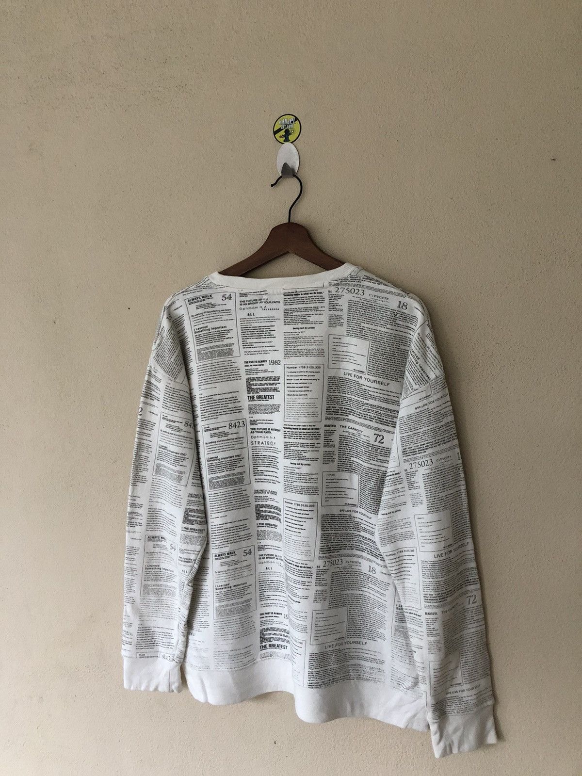Japanese Brand × RAGEBLUE Rageblue Overprinted Self Sweatshirt Size US M / EU 48-50 / 2 - 4 Thumbnail