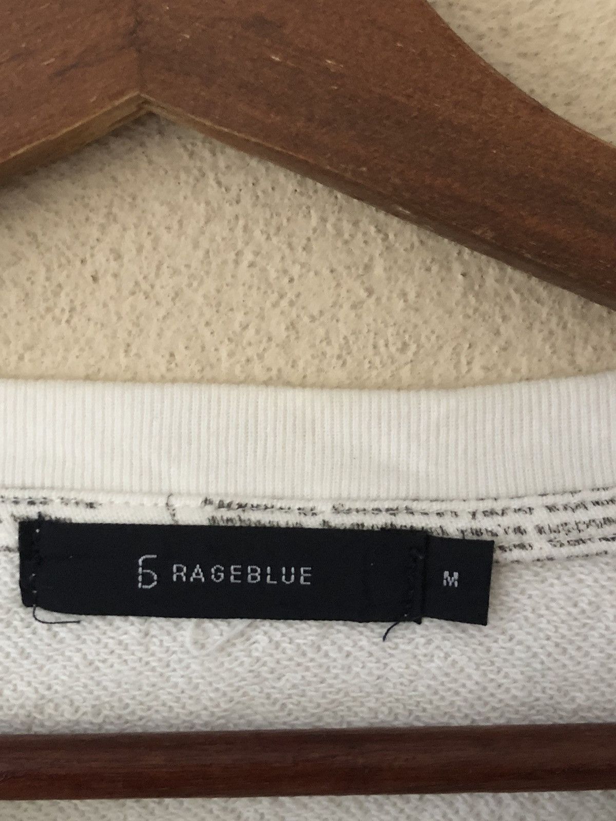 Japanese Brand × RAGEBLUE Rageblue Overprinted Self Sweatshirt Size US M / EU 48-50 / 2 - 8 Thumbnail