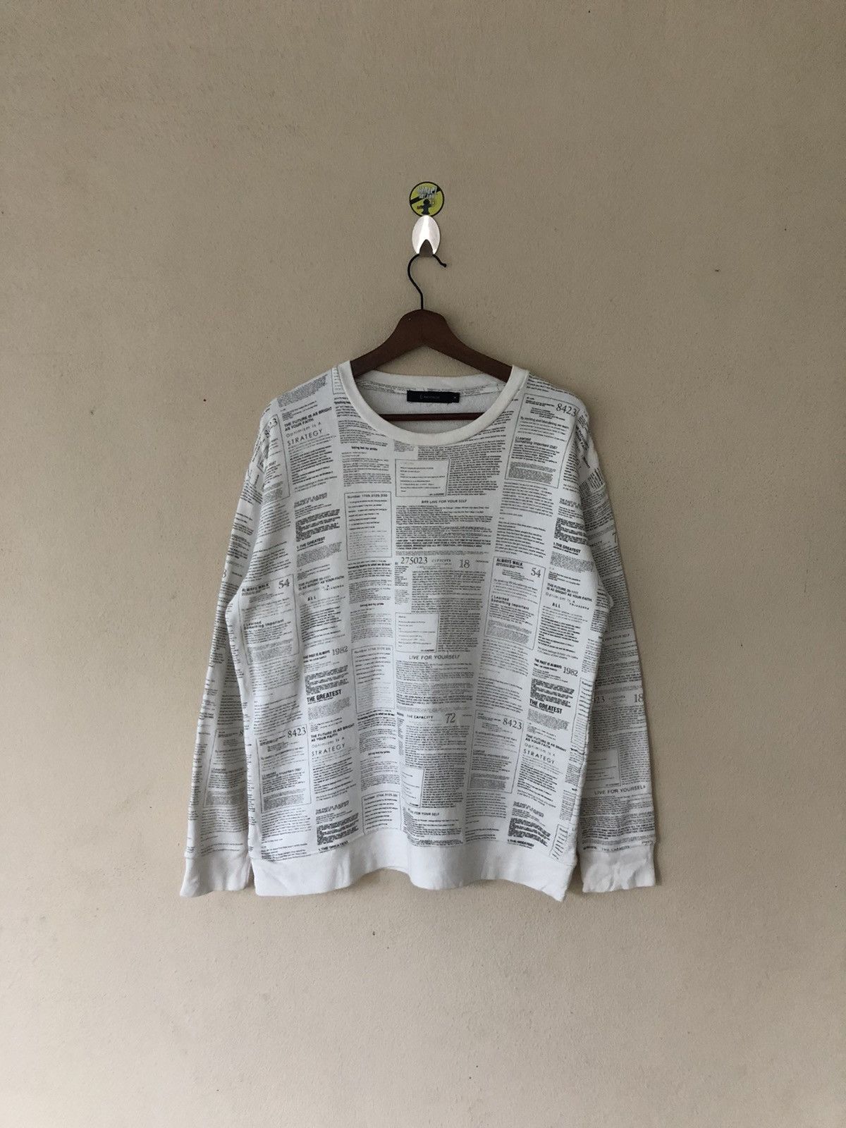 Japanese Brand × RAGEBLUE Rageblue Overprinted Self Sweatshirt Size US M / EU 48-50 / 2 - 1 Thumbnail