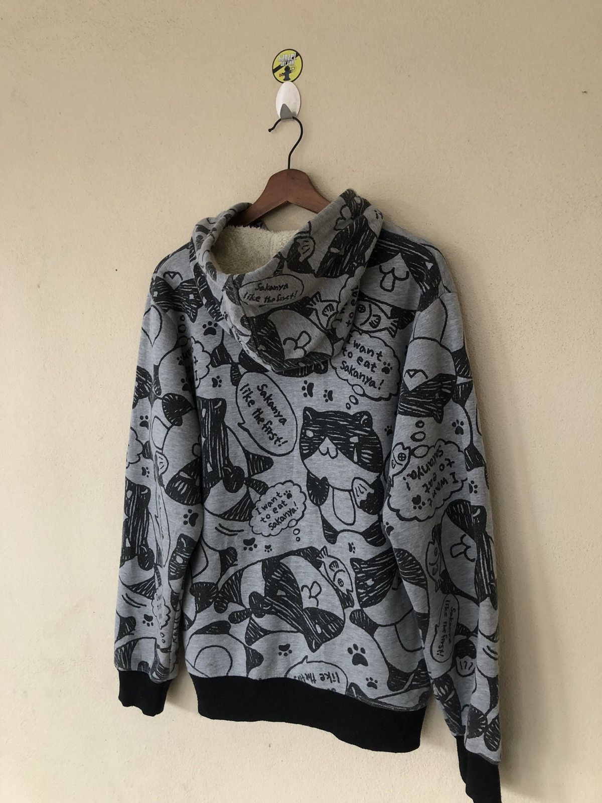 Anime × Japanese Brand × Vintage Necobuchi-san Overprinted Hoodie Size US L / EU 52-54 / 3 - 5 Thumbnail