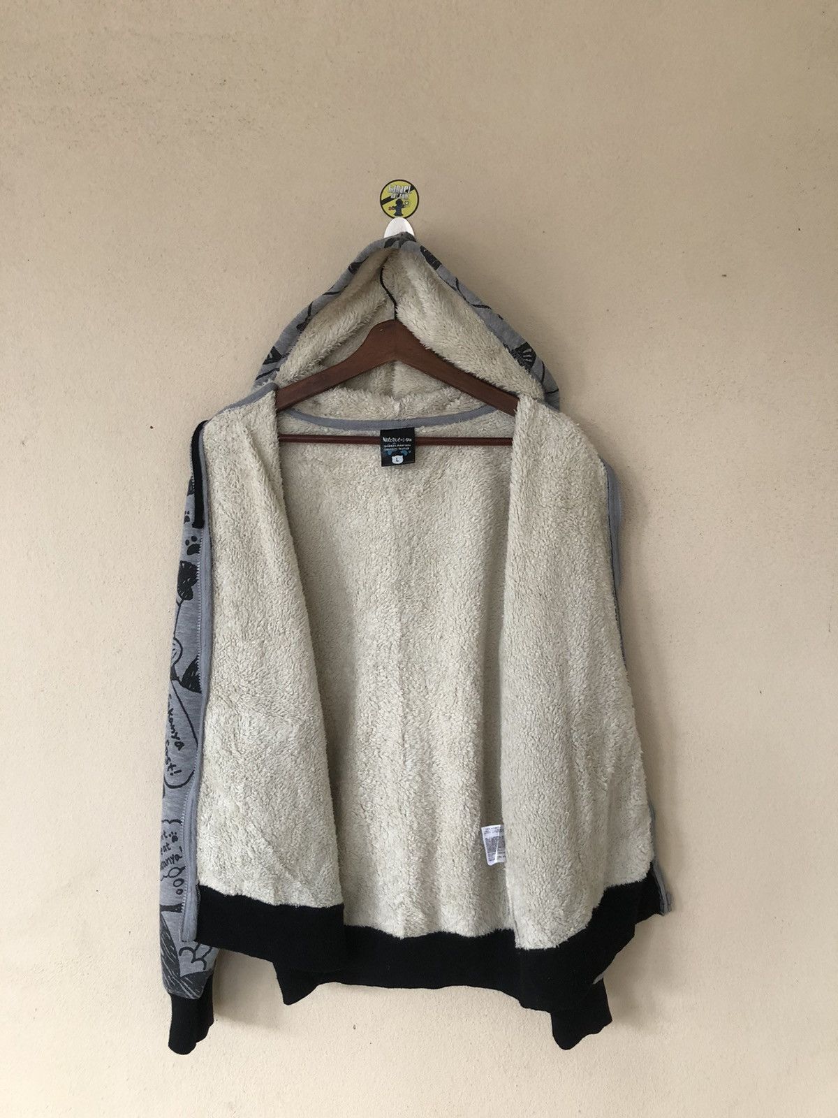 Anime × Japanese Brand × Vintage Necobuchi-san Overprinted Hoodie Size US L / EU 52-54 / 3 - 8 Thumbnail