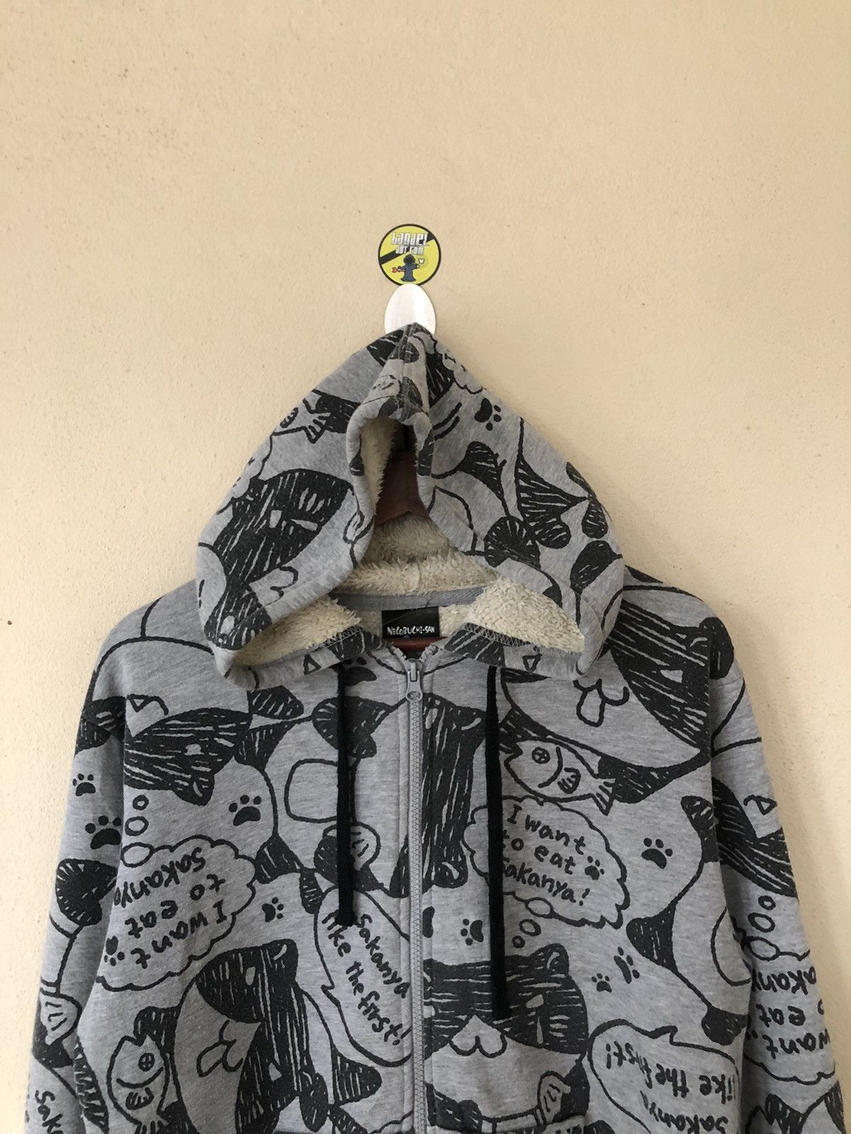 Anime × Japanese Brand × Vintage Necobuchi-san Overprinted Hoodie Size US L / EU 52-54 / 3 - 3 Thumbnail