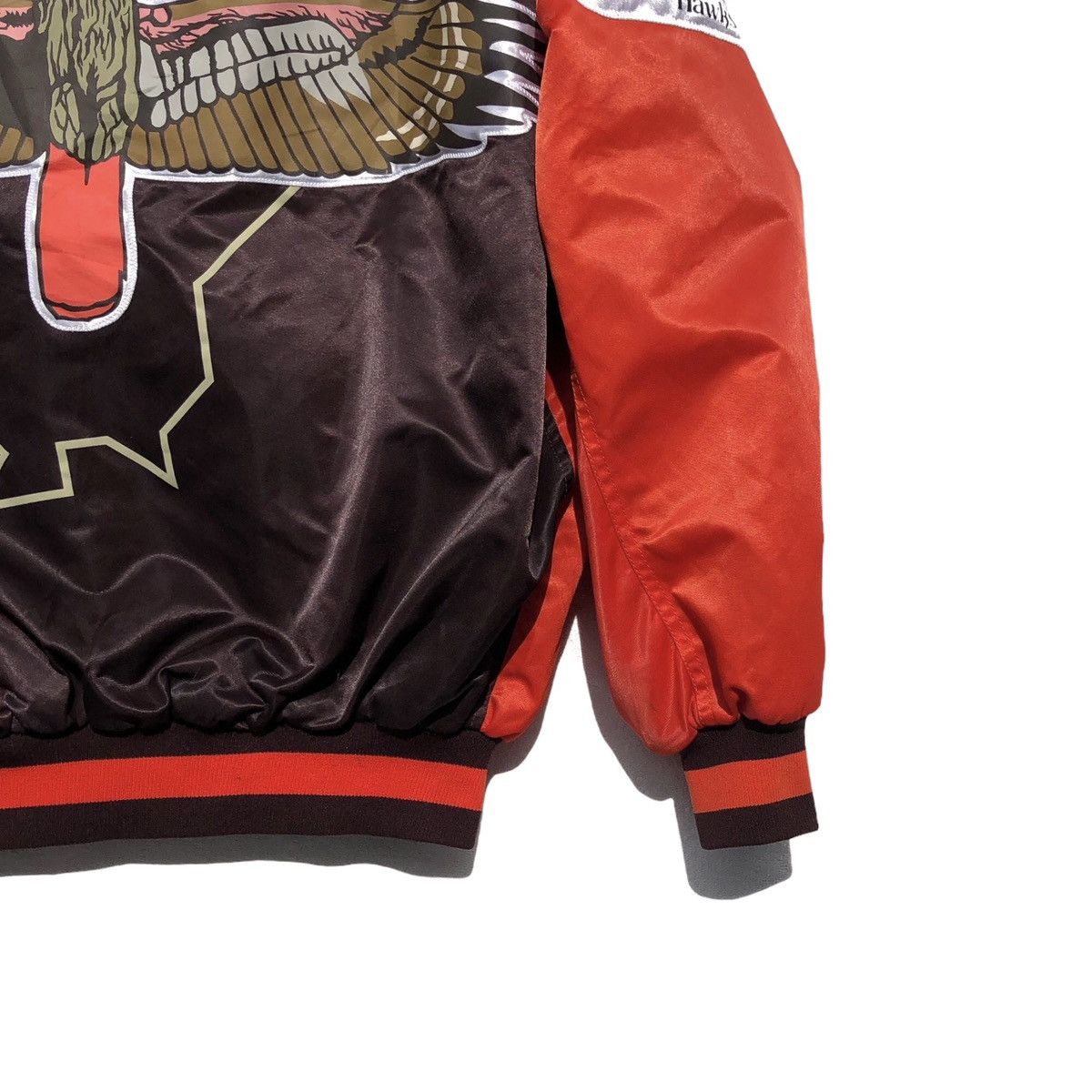 Asics Vintage Rawlings By Asics FUKUOKA DAIEI HAWKS Varsity Jacket Size US L / EU 52-54 / 3 - 11 Thumbnail