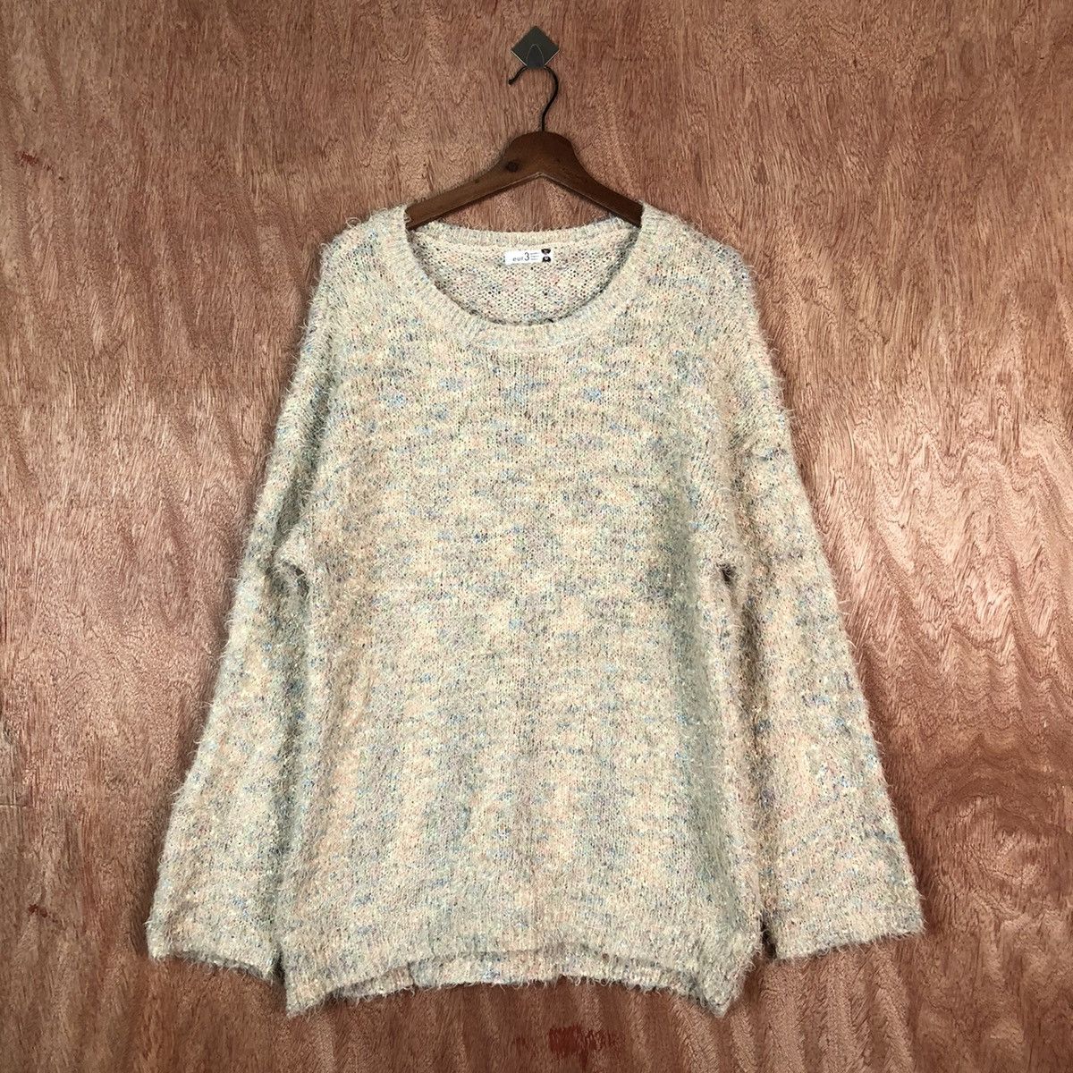 Vintage EUV 3 Shag Shaggy Fur Mohair Knitwear #6678 Size M / US 6-8 / IT 42-44 - 1 Thumbnail