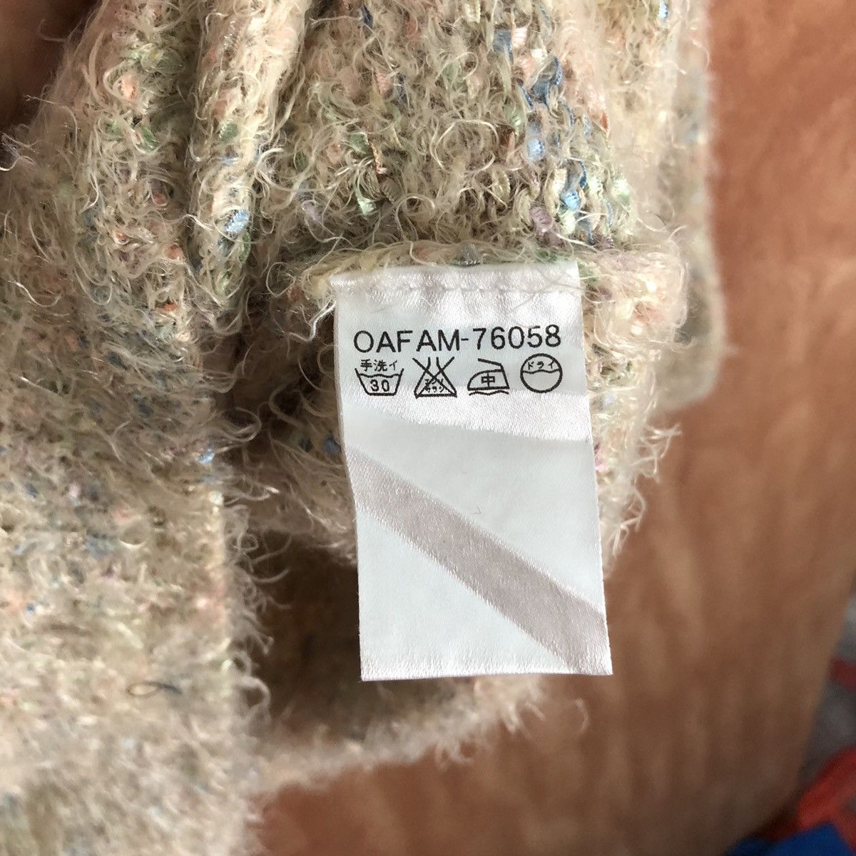 Vintage EUV 3 Shag Shaggy Fur Mohair Knitwear #6678 Size M / US 6-8 / IT 42-44 - 8 Thumbnail