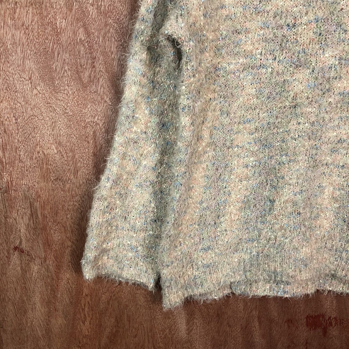 Vintage EUV 3 Shag Shaggy Fur Mohair Knitwear #6678 Size M / US 6-8 / IT 42-44 - 4 Thumbnail