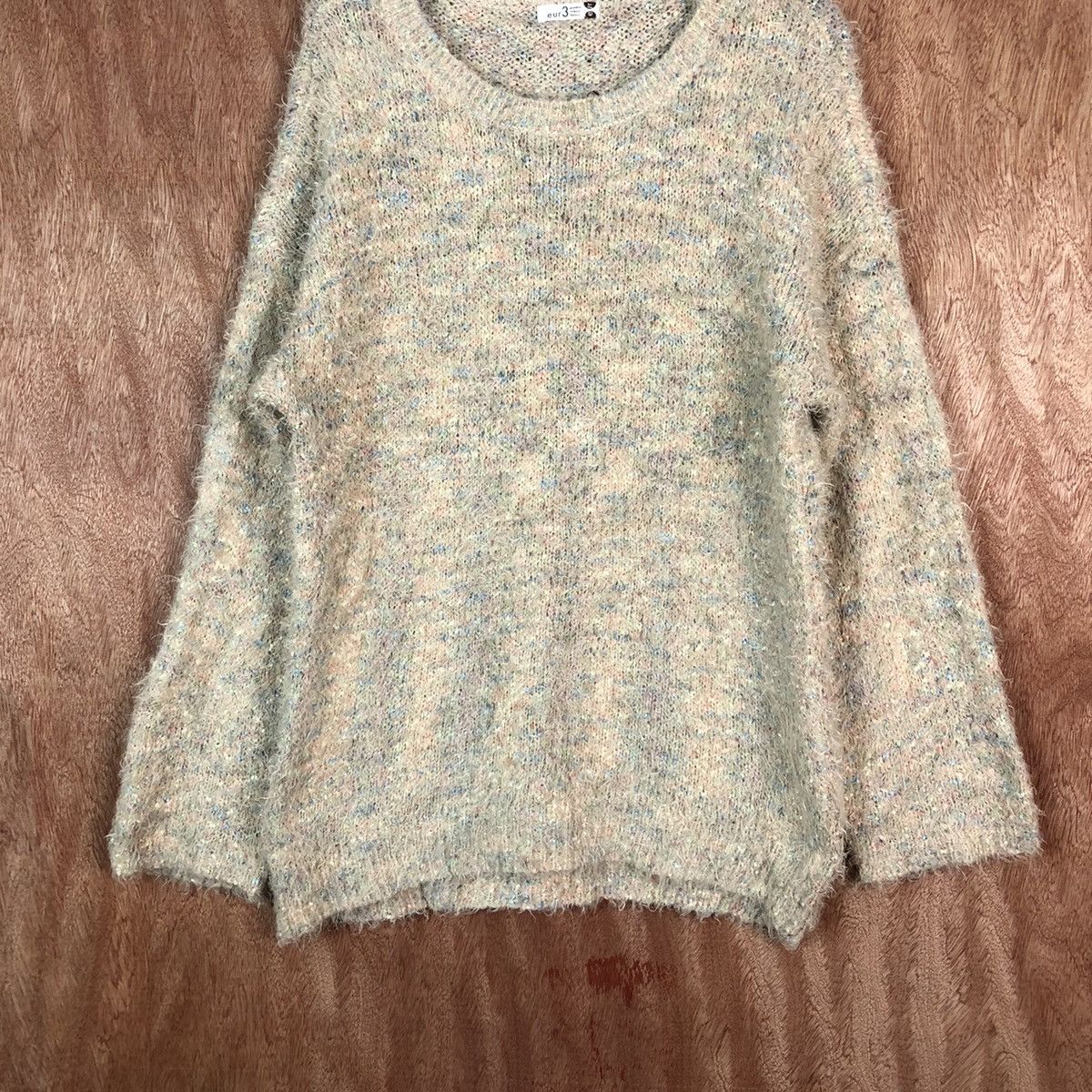 Vintage EUV 3 Shag Shaggy Fur Mohair Knitwear #6678 Size M / US 6-8 / IT 42-44 - 3 Thumbnail