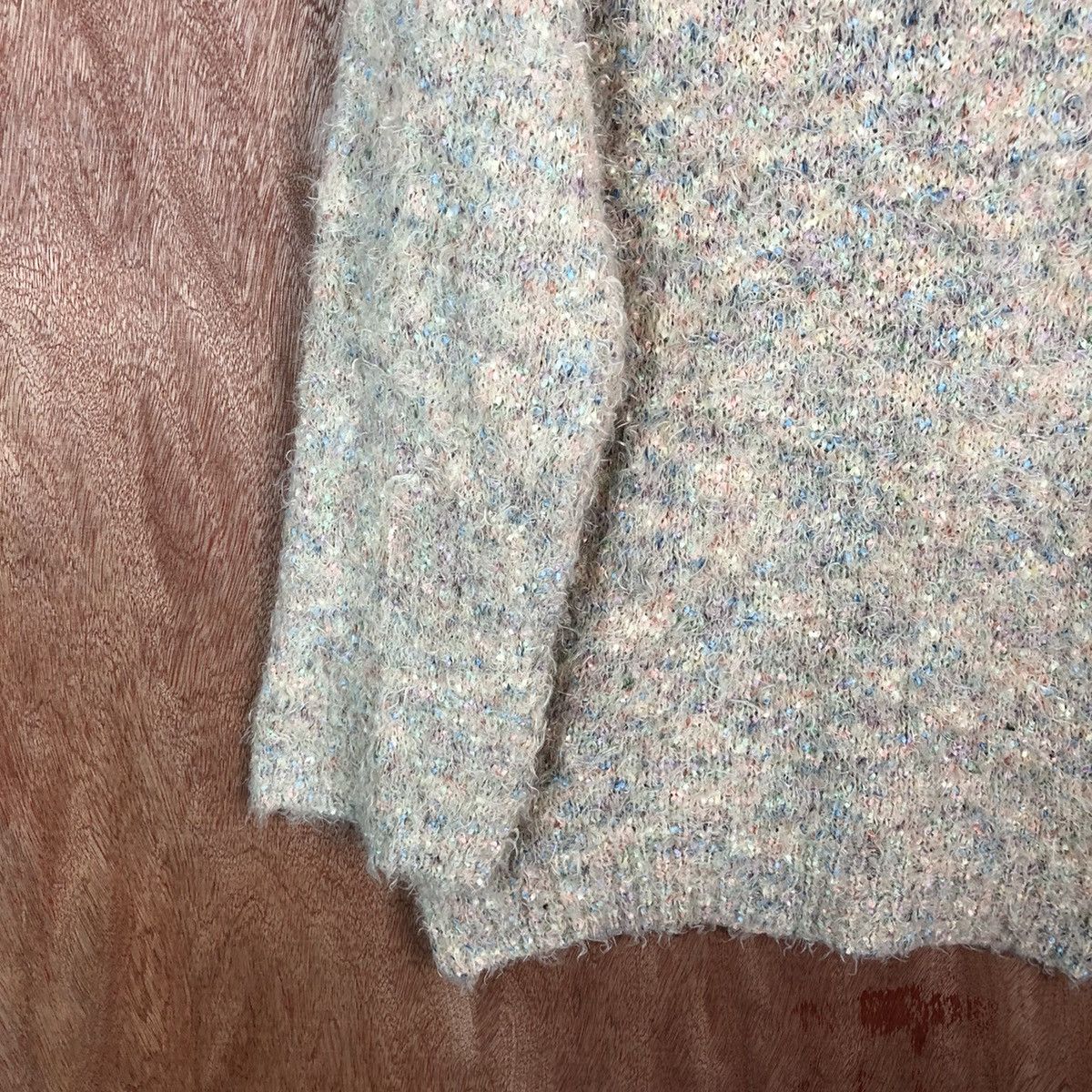 Vintage EUV 3 Shag Shaggy Fur Mohair Knitwear #6678 Size M / US 6-8 / IT 42-44 - 10 Thumbnail