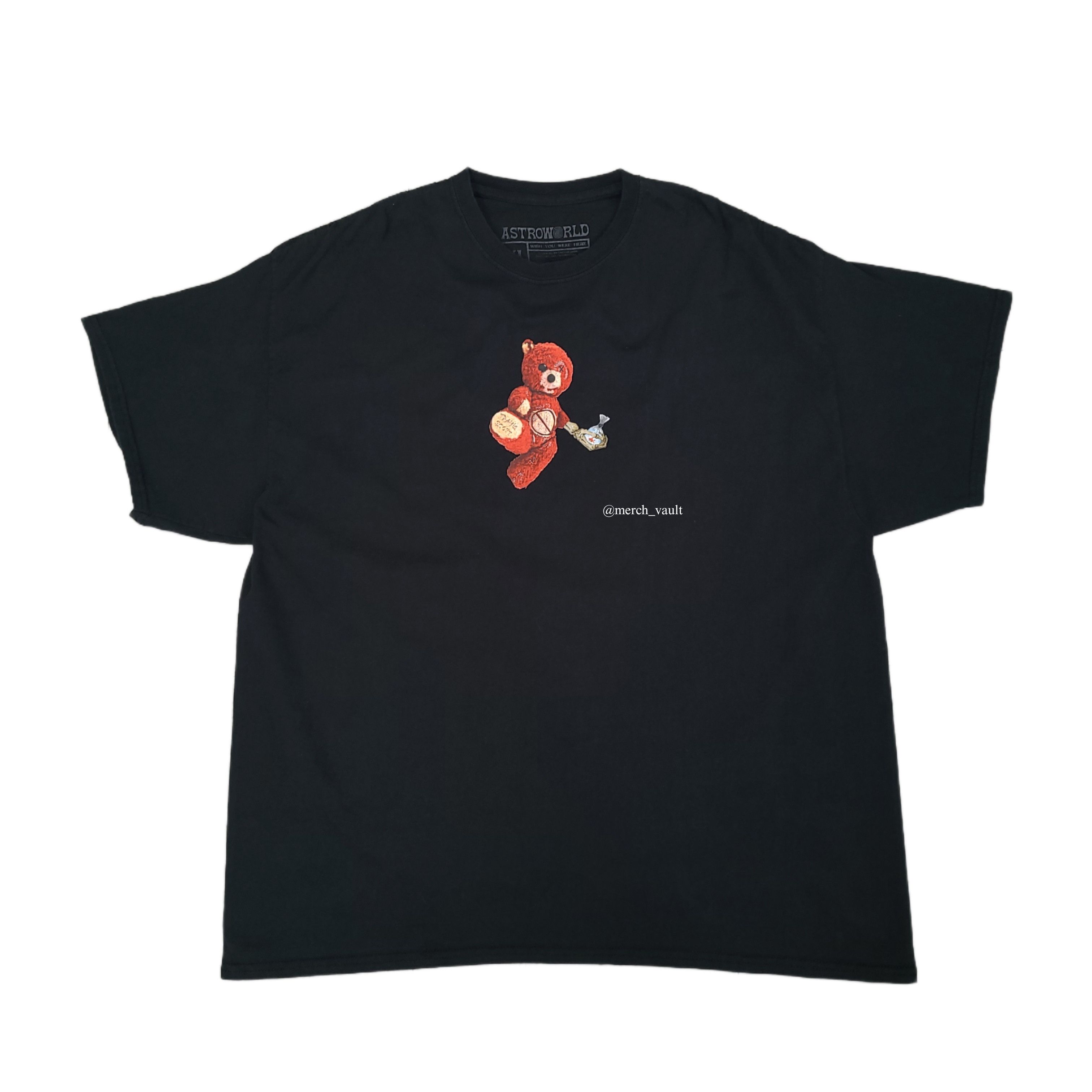 Travis With You-Scott Were Here Tour T-Shirt Bear Travis With You-Scott Were Here Tour T-Shirt Bear