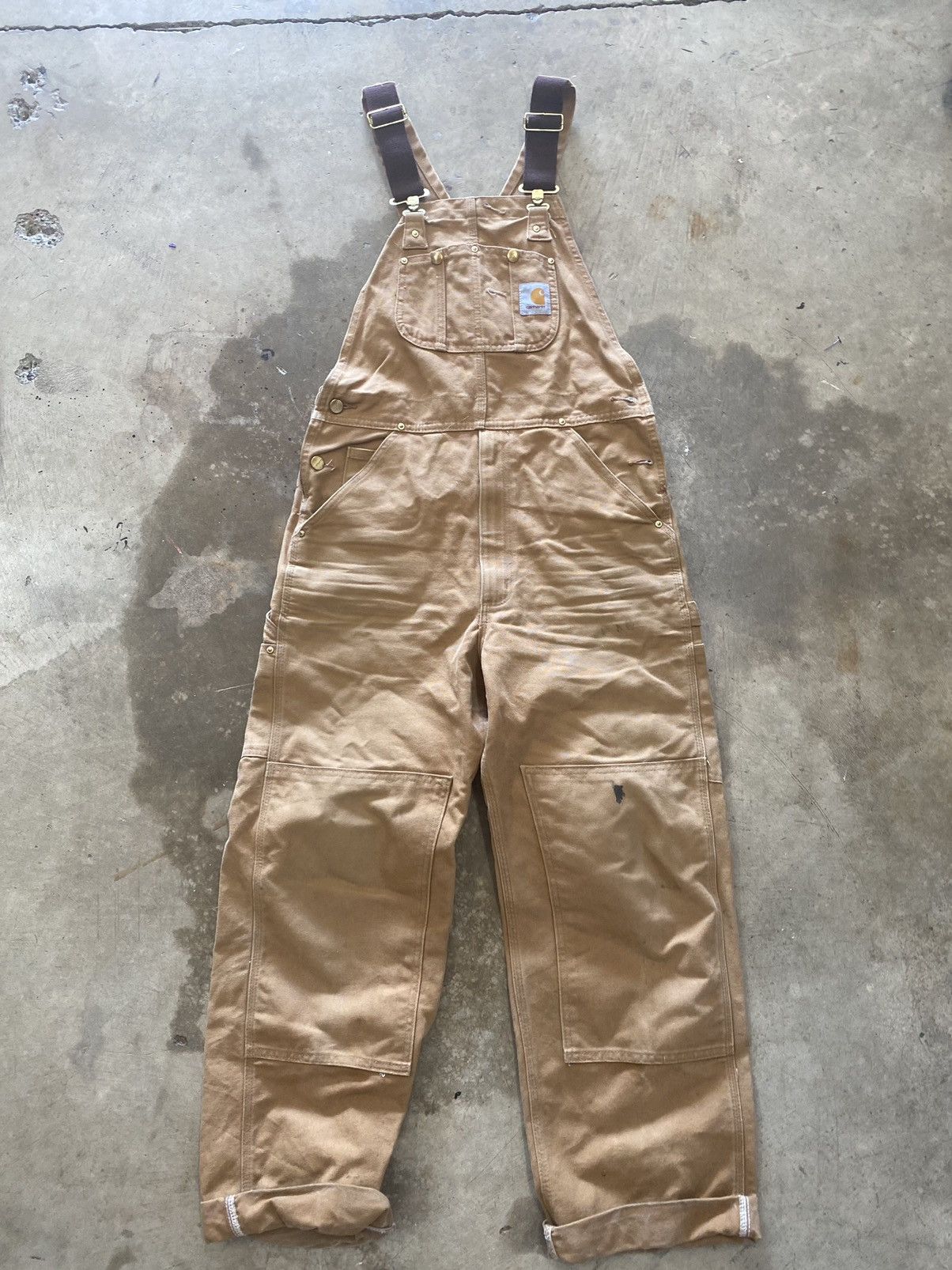 Brown Carhartt Overalls