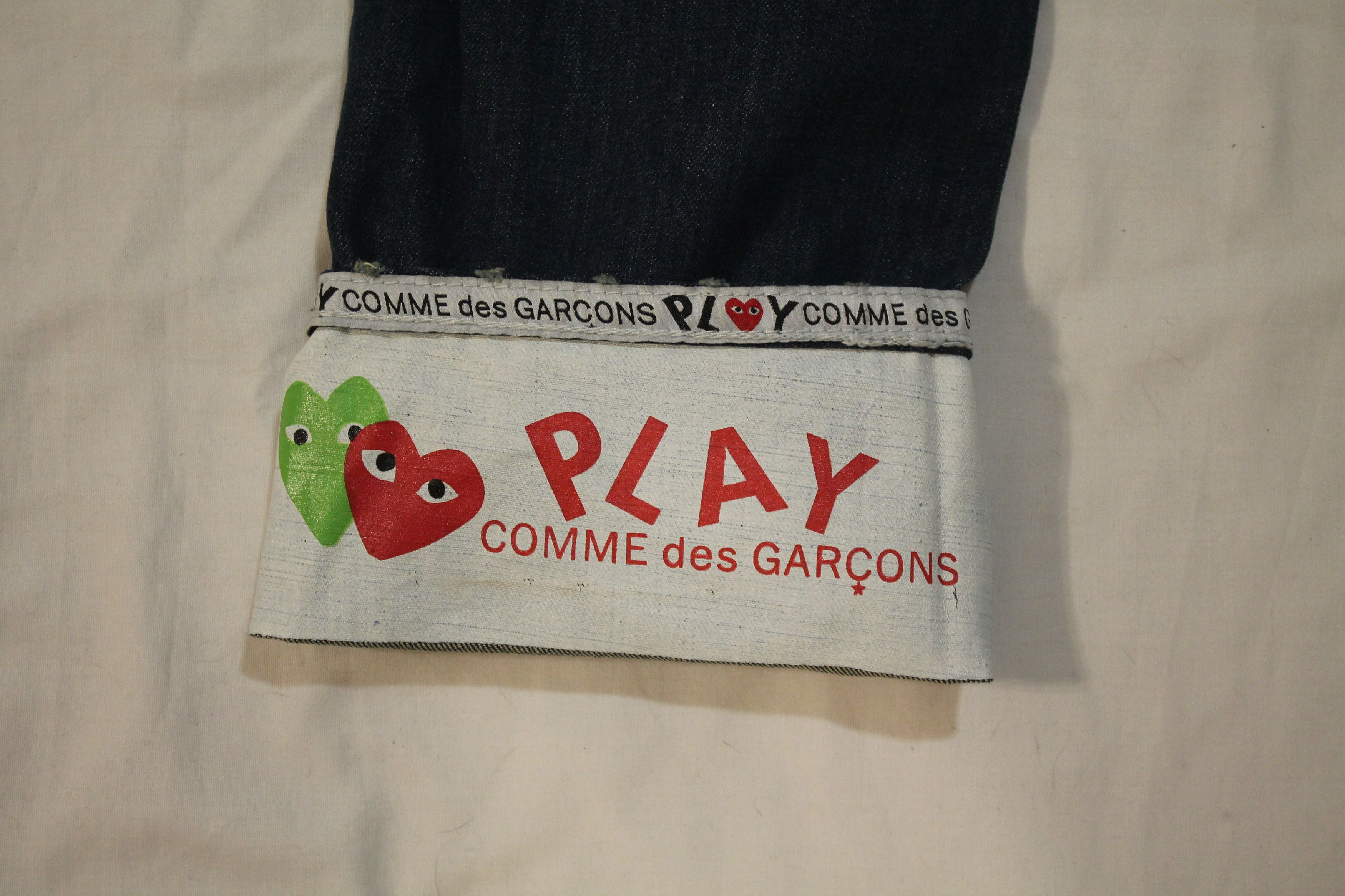Comme des Garcons PLAY × Levi's × Speedo Rare CDG Play Levis Denim Embroidery Size US 29 - 6 Thumbnail