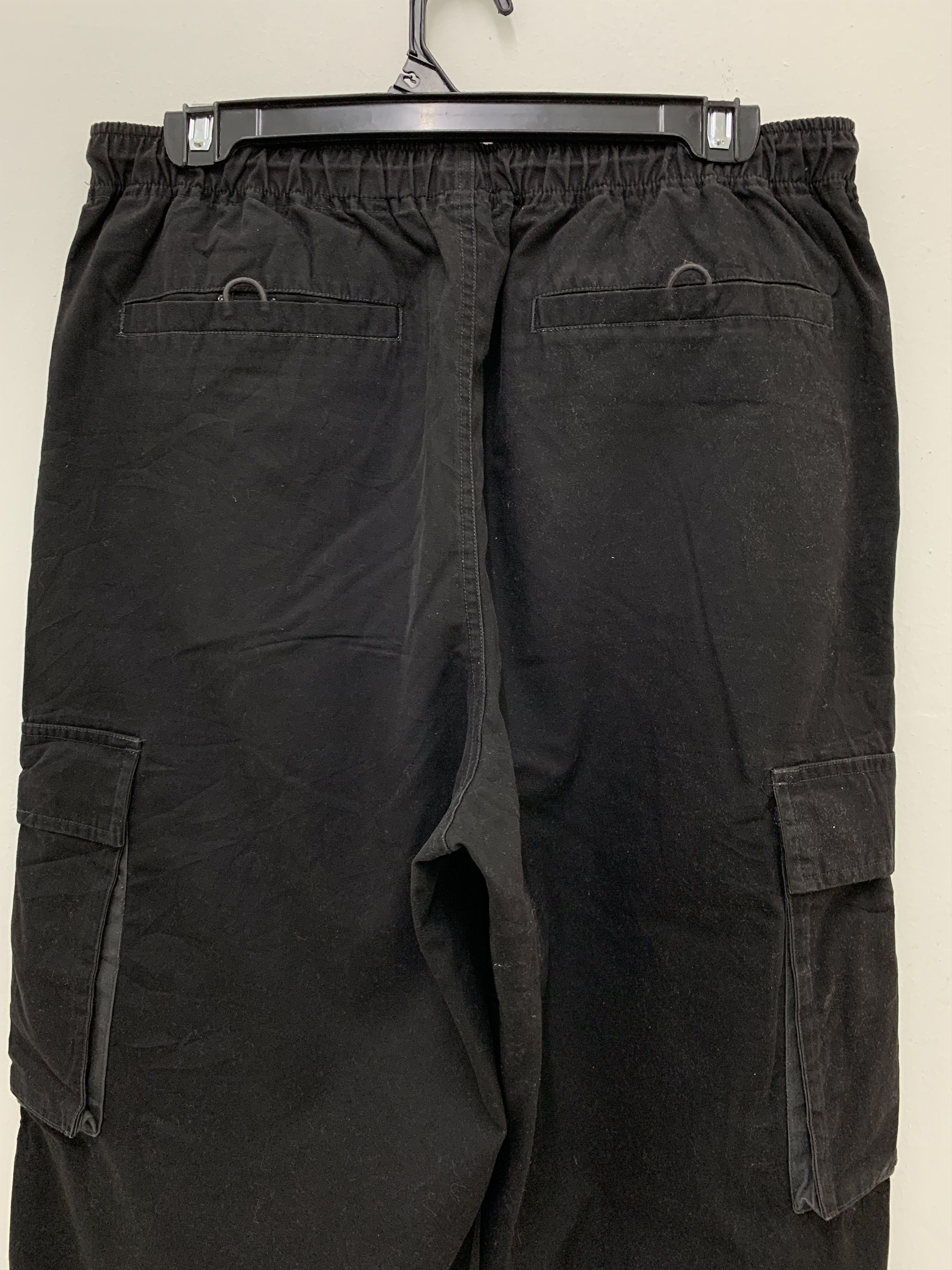 Japanese Brand Cargo Pants Nine Block Multipocket Black Streetwear Rare Size US 29 - 9 Thumbnail