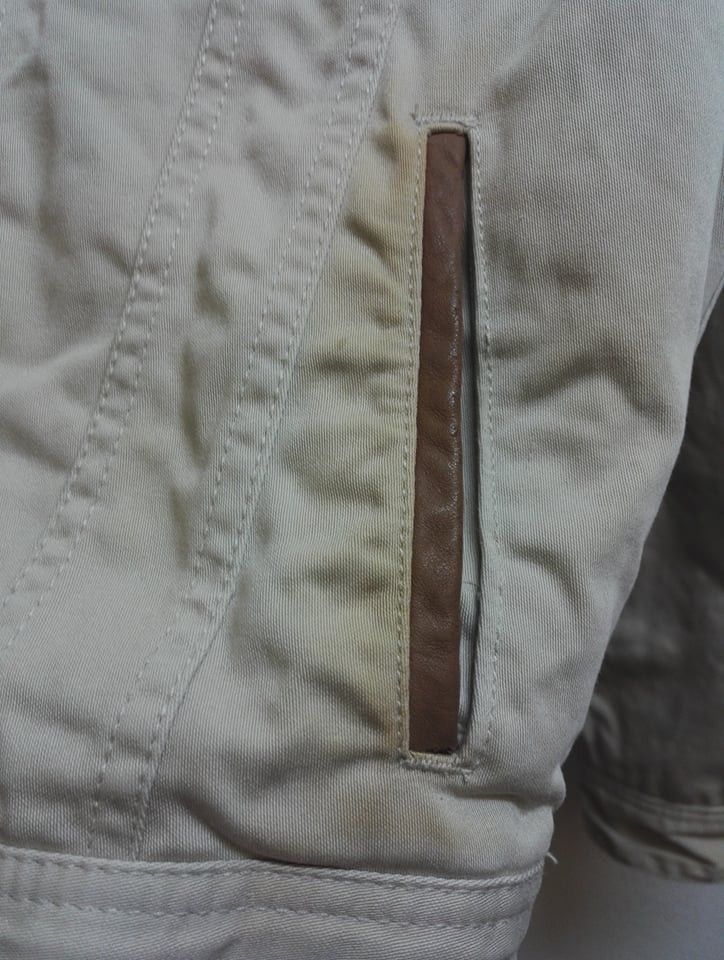 Lee 🔥Rare🔥 Lee Raider Leather & Denim Brown Jacket (c27) Size US M / EU 48-50 / 2 - 6 Thumbnail