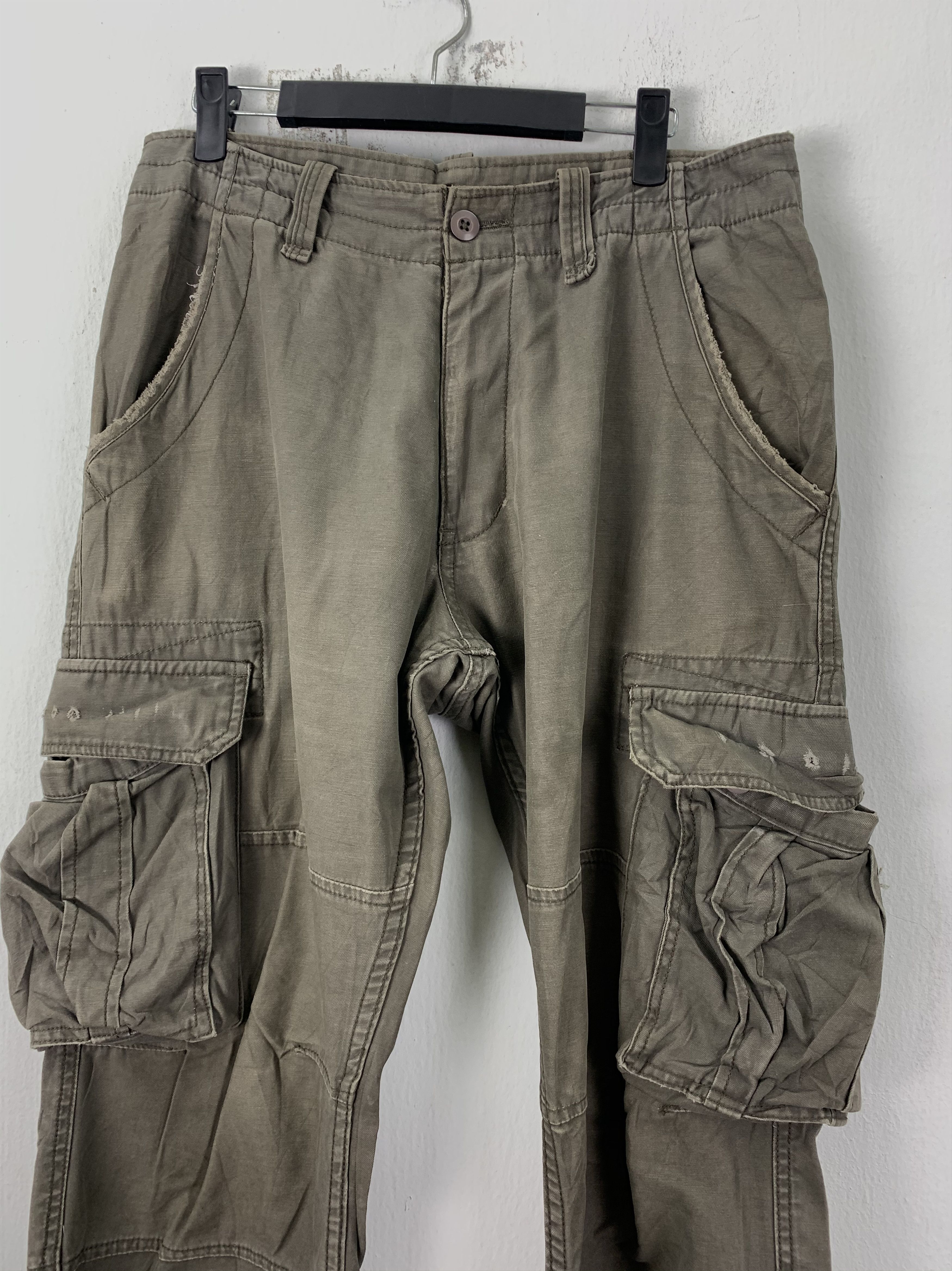 Japanese Brand Cargo Pants Twenty Work Multipocket Travis Scott Style Vtg Size US 32 / EU 48 - 2 Thumbnail