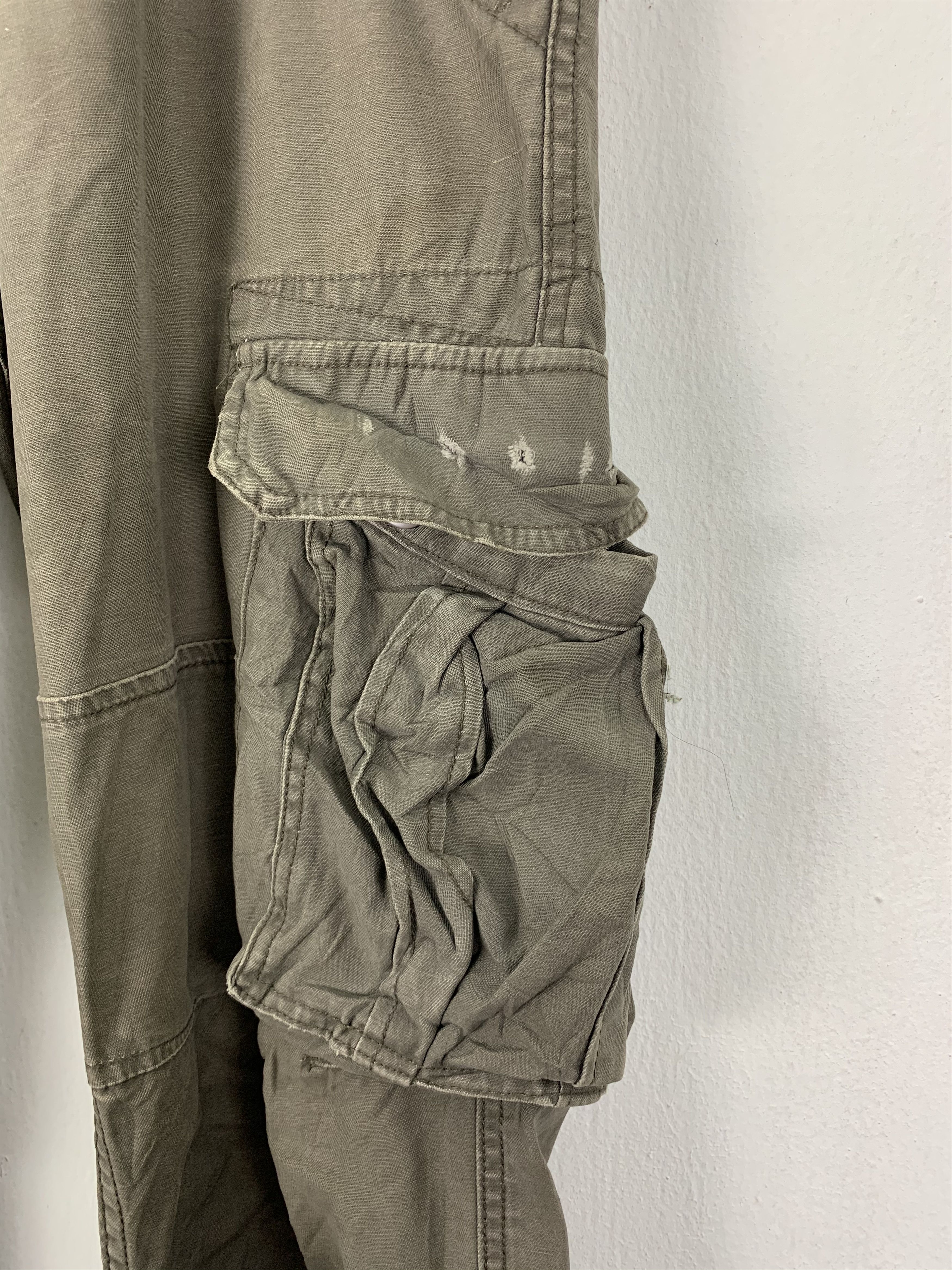 Japanese Brand Cargo Pants Twenty Work Multipocket Travis Scott Style Vtg Size US 32 / EU 48 - 3 Thumbnail