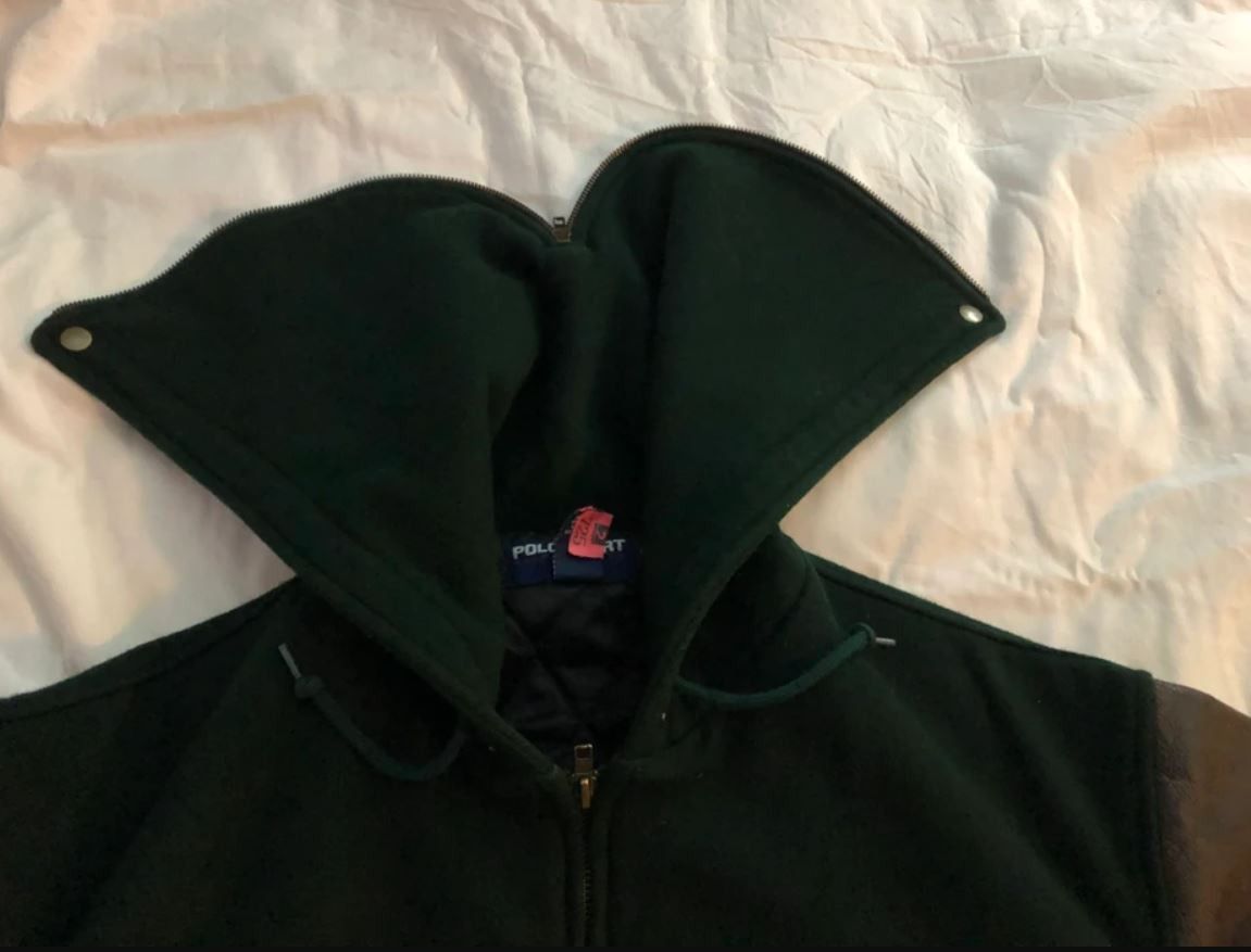 Polo Ralph Lauren Vintage Polo Ralph Lauren P Varsity Hooded Jacket XL Size US XL / EU 56 / 4 - 11 Thumbnail