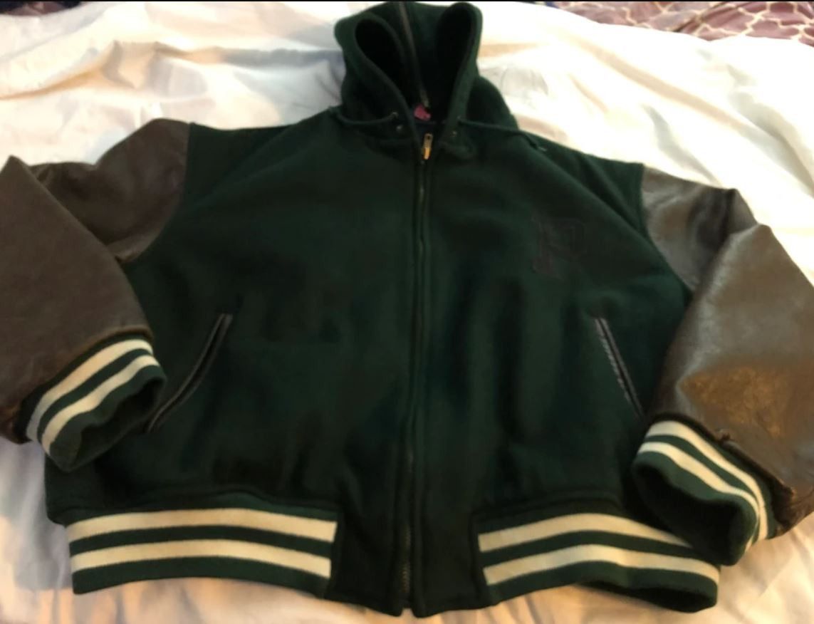 Polo Ralph Lauren Vintage Polo Ralph Lauren P Varsity Hooded Jacket XL Size US XL / EU 56 / 4 - 17 Thumbnail